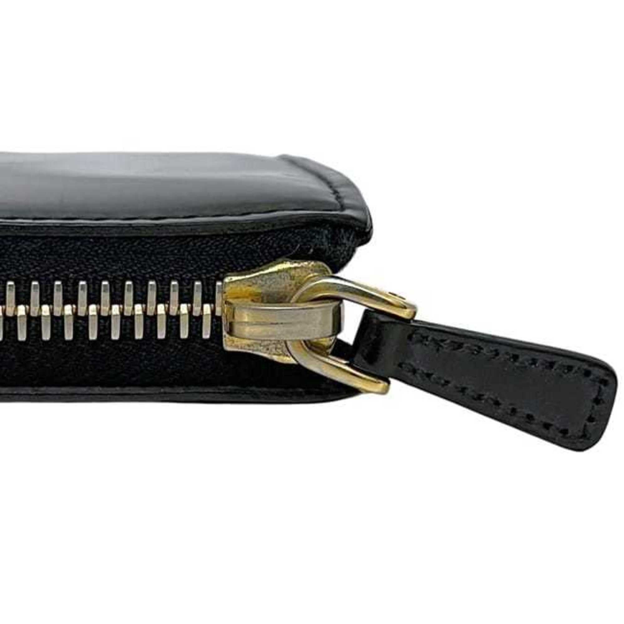 Miu Miu Miu Miu Miu L-shaped long wallet ec-25067 black 5M1183 leather 12 calf men's women's Size ONE SIZE - 9 Thumbnail