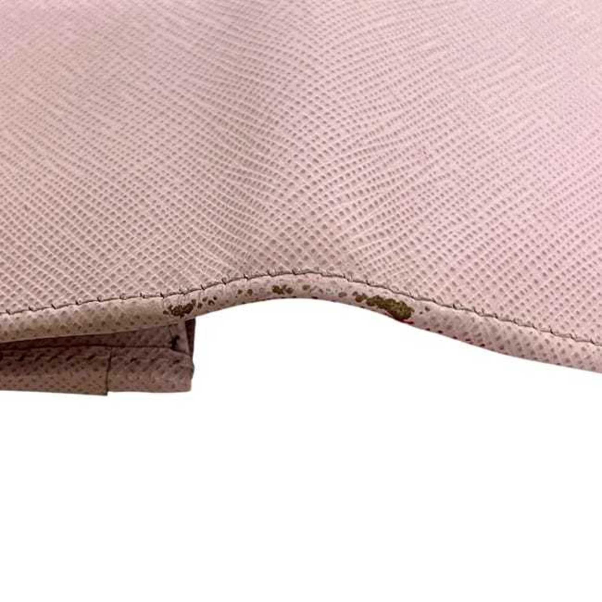 Prada Prada Women's Saffiano Leather Bifold Wallet f-25138 Pink 1MV025 30cm Size ONE SIZE - 11 Thumbnail