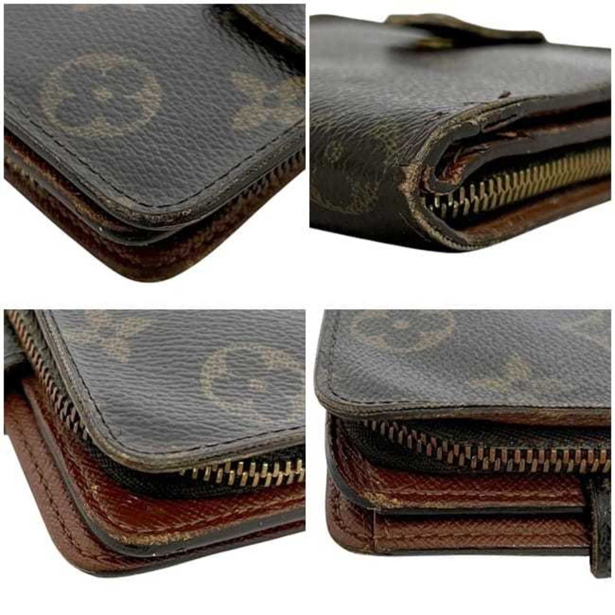 Louis Vuitton Louis Vuitton Compact Zip Bifold Wallet ec-25028 Brown Monogram M61667 Canvas CT0035 LOUIS VUITTON Women's and Men's Size ONE SIZE - 5 Thumbnail