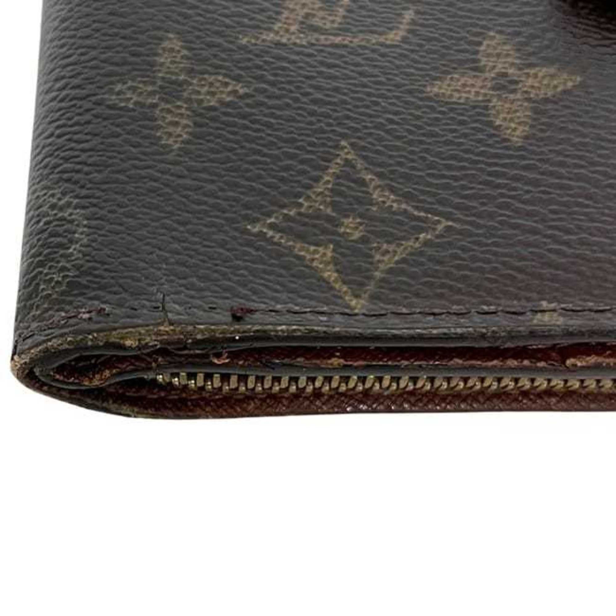 Louis Vuitton Louis Vuitton Compact Zip Bifold Wallet ec-25028 Brown Monogram M61667 Canvas CT0035 LOUIS VUITTON Women's and Men's Size ONE SIZE - 6 Thumbnail