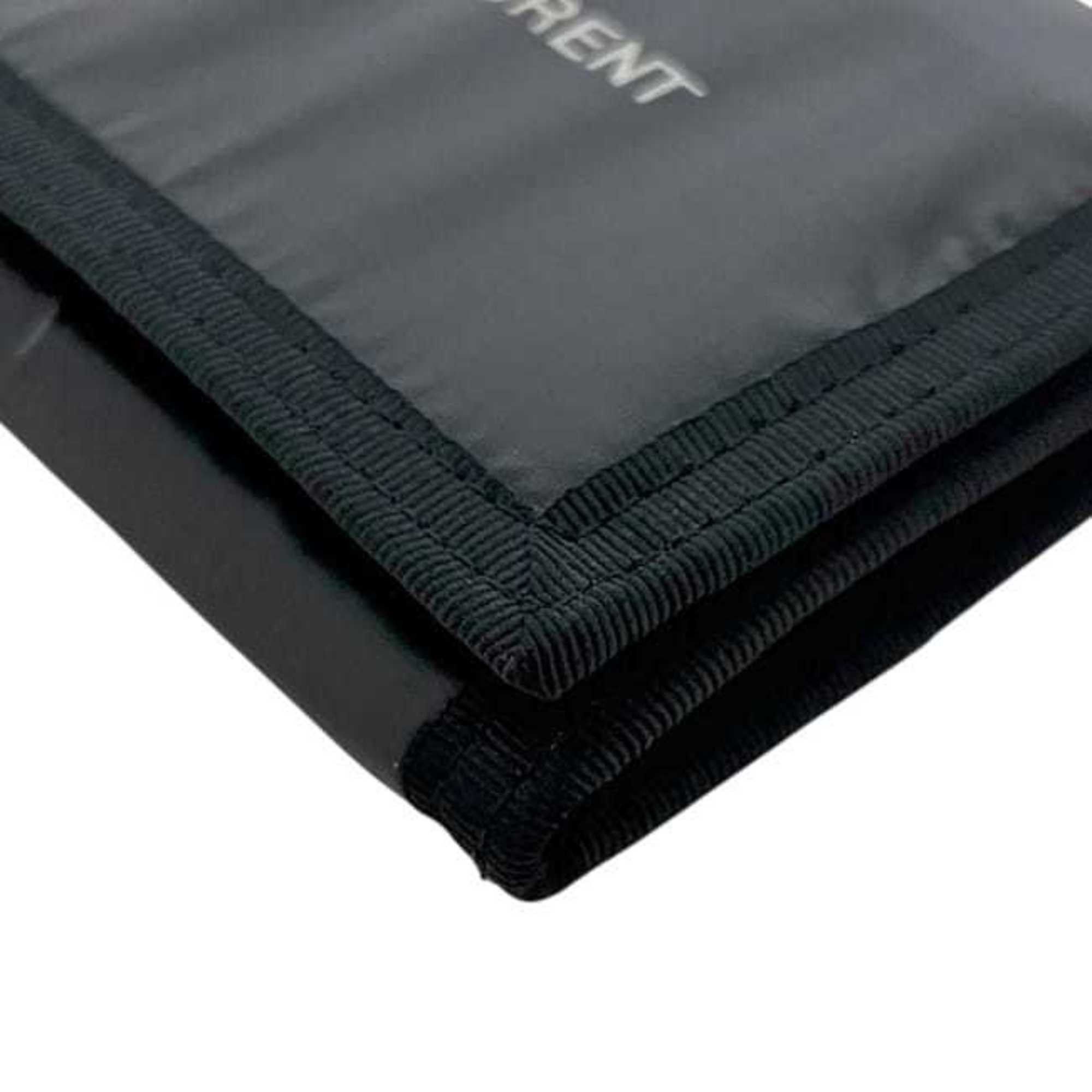 Saint Laurent Paris Saint Laurent Tri-fold Wallet f-25093 Black 588188 Nylon Canvas 1019 SAINT LAURENT Velcro Closure Compact Mini for Men and Women ec-25093 Size ONE SIZE - 10 Thumbnail