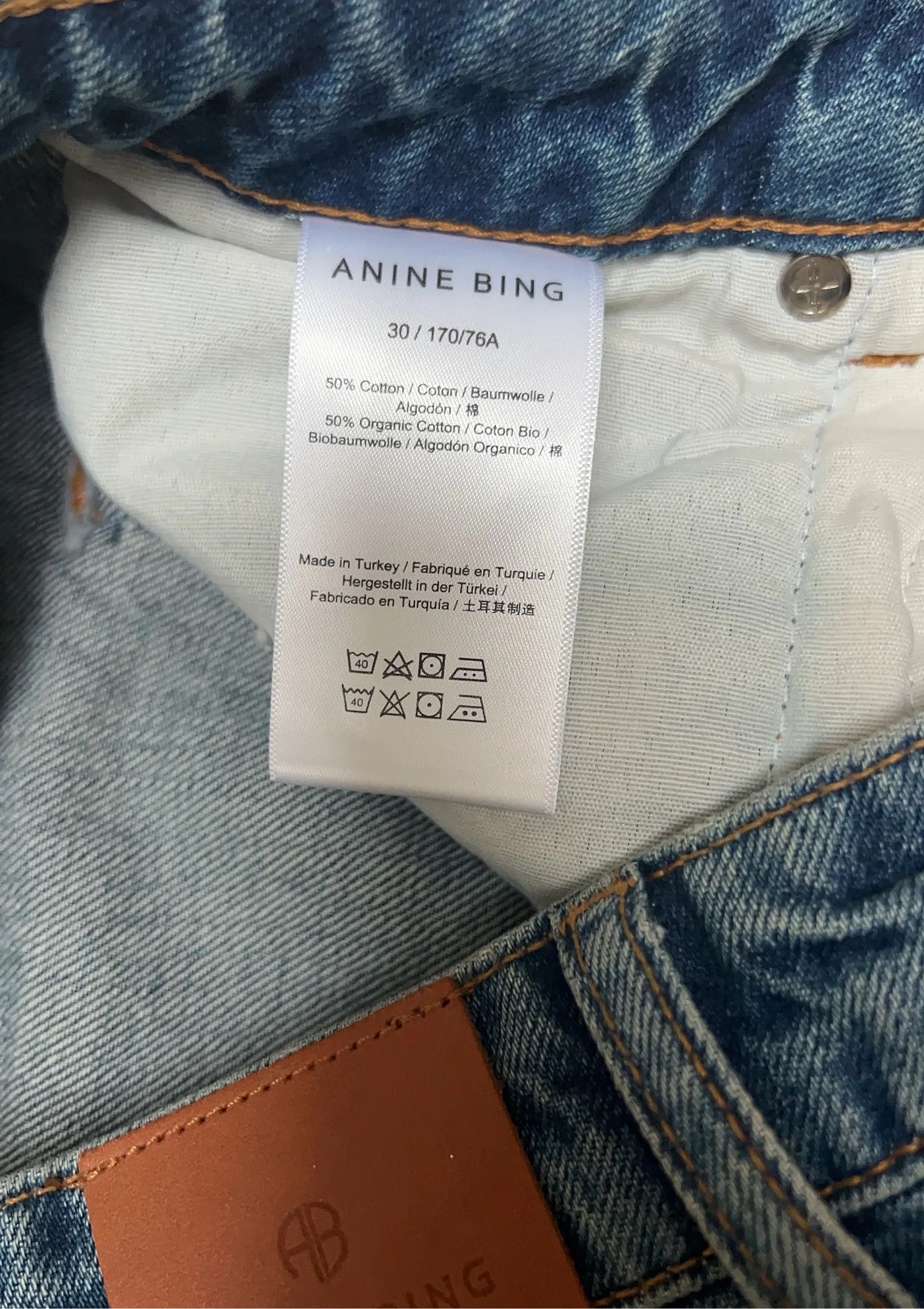 Anine Bing Anine Bing Jeans Size 30" / US 8 / IT 44 - 3 Thumbnail