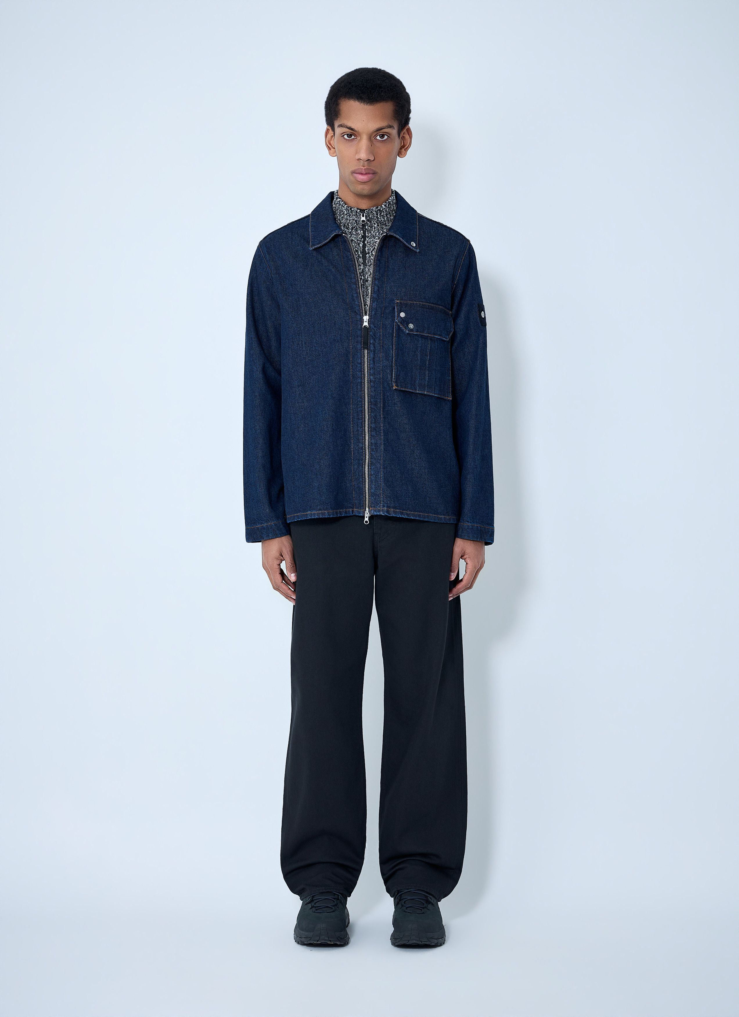 Stone Island Denim Jacket Size US L / EU 52-54 / 3 - 2 Thumbnail