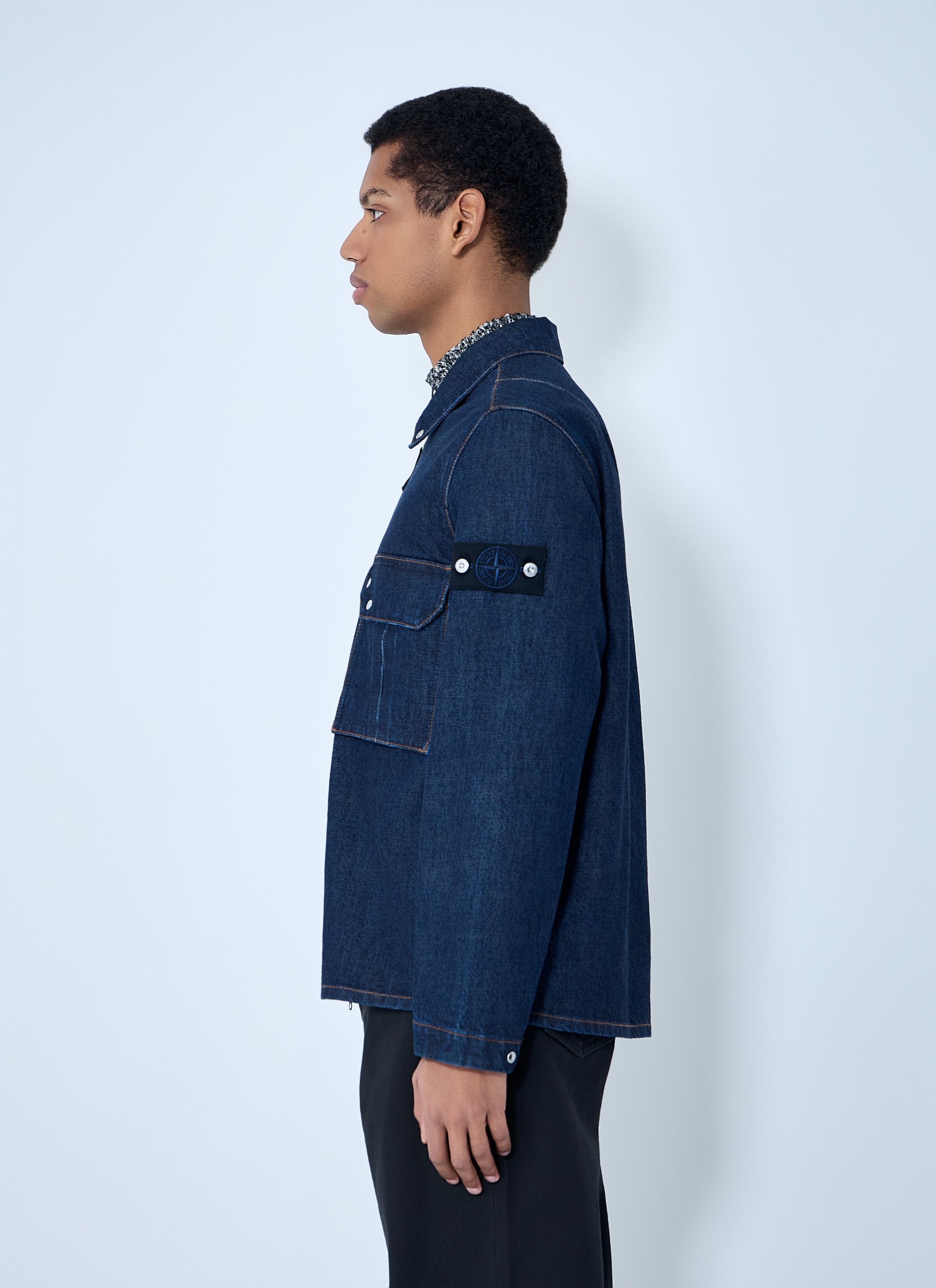 Stone Island Denim Jacket Size US M / EU 48-50 / 2 - 3 Thumbnail