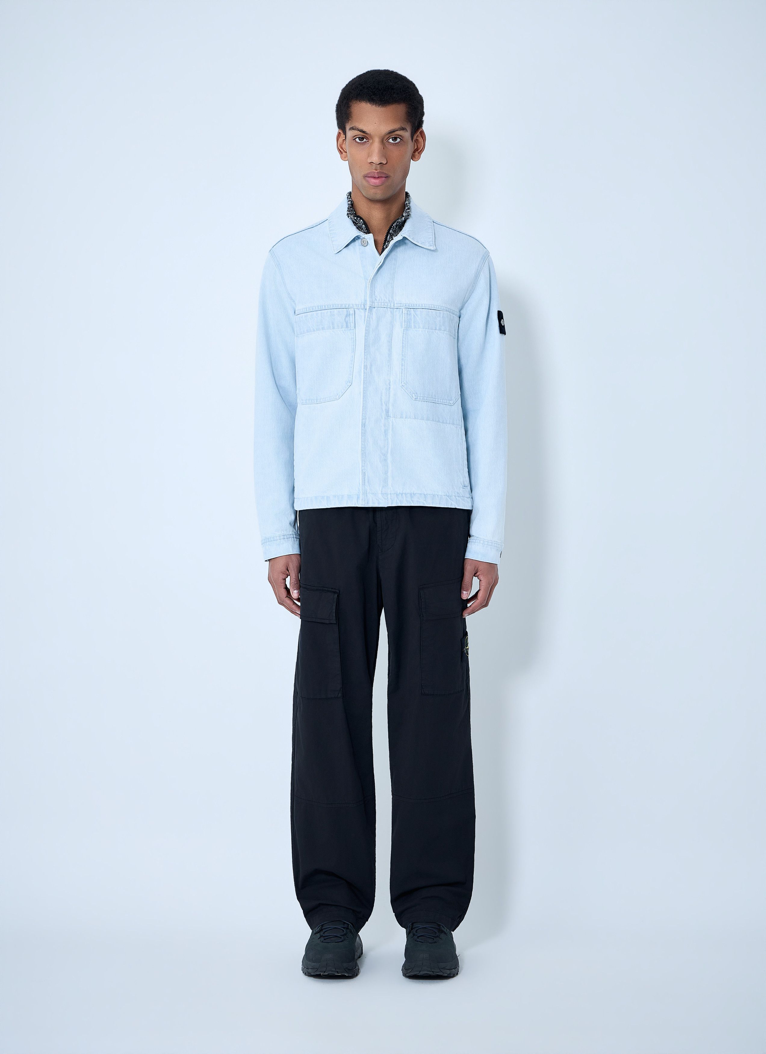 Stone Island Logo Patch Pants Size US 30 / EU 46 - 2 Thumbnail