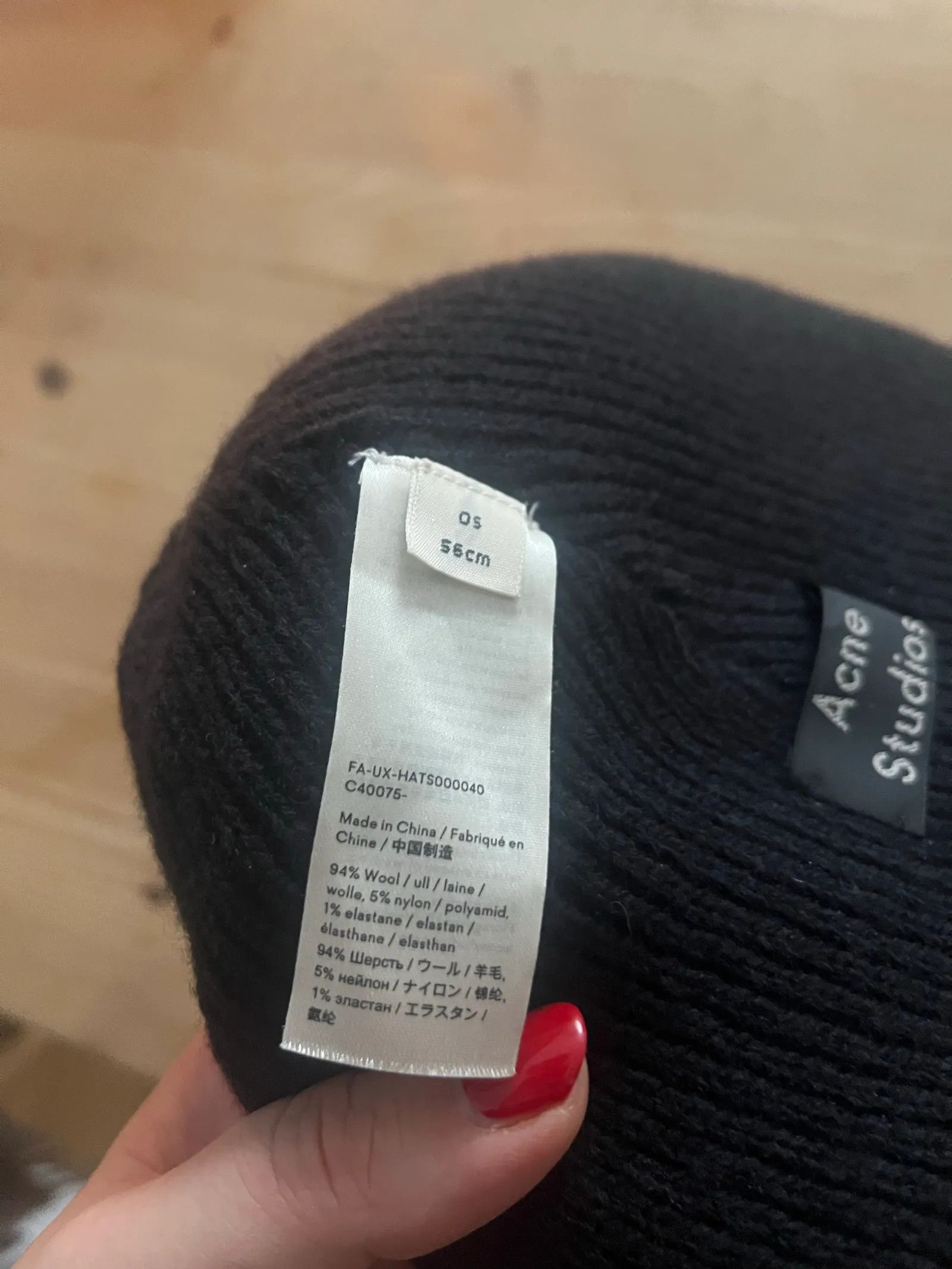 Acne Studios Acne Studios Face logo besnie yak Hat Size ONE SIZE - 4 Thumbnail