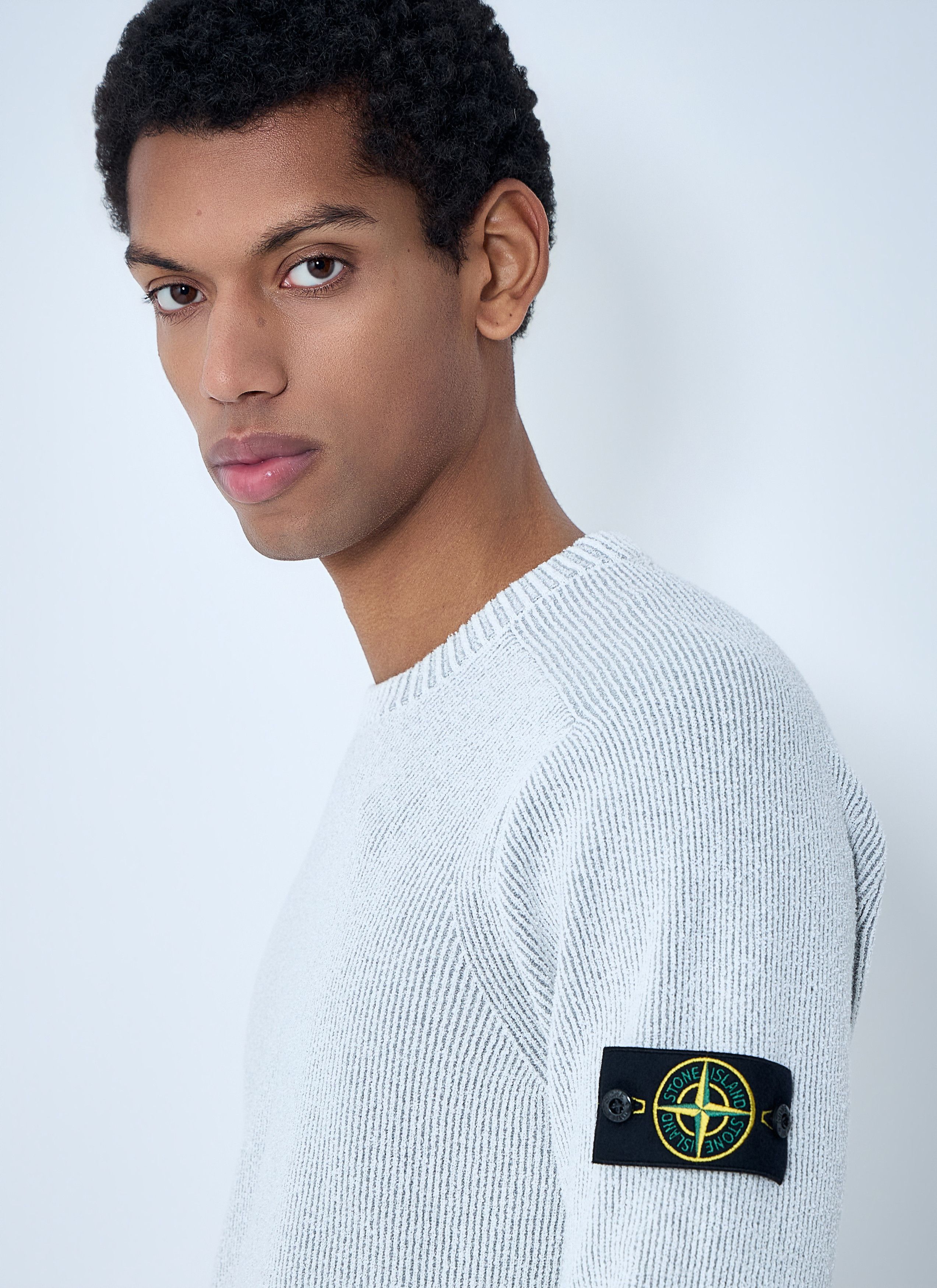 Stone Island Ribbed Knit Crewneck Sweater Size US L / EU 52-54 / 3 - 5 Thumbnail