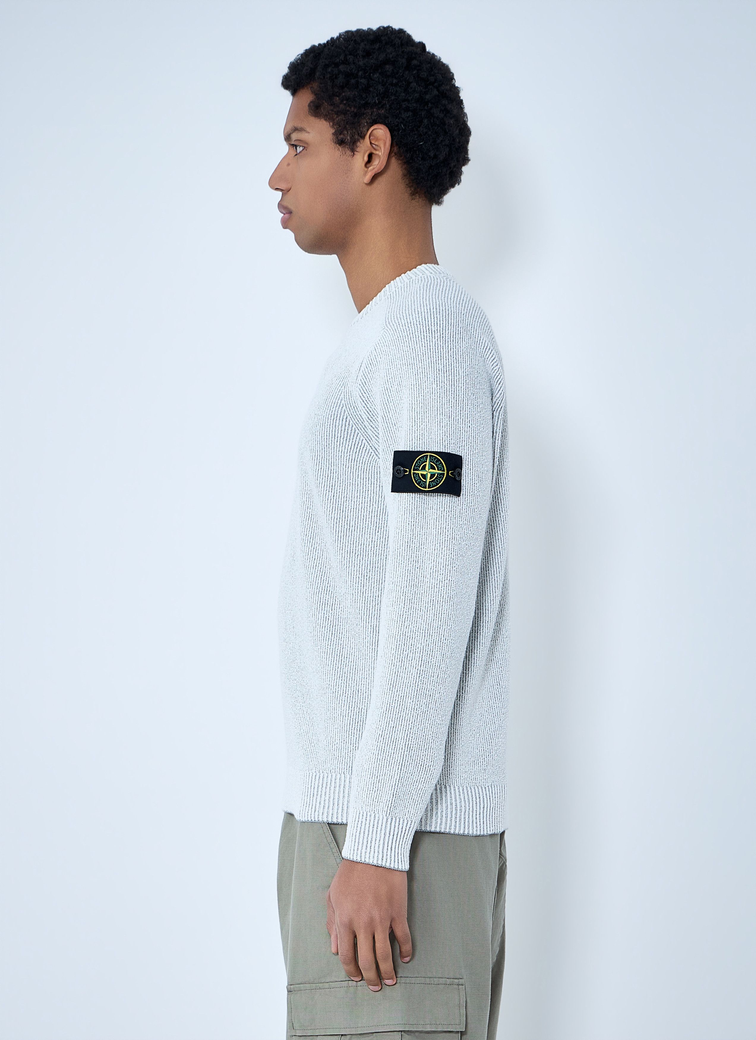 Stone Island Ribbed Knit Crewneck Sweater Size US L / EU 52-54 / 3 - 3 Thumbnail