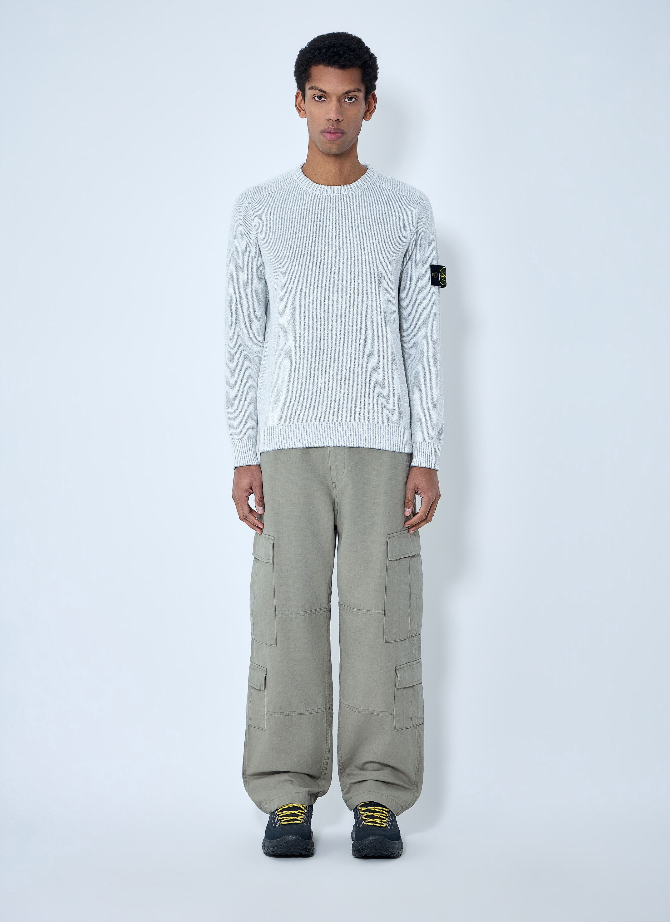 Stone Island Ribbed Knit Crewneck Sweater Size US XXL / EU 58 / 5 - 2 Thumbnail