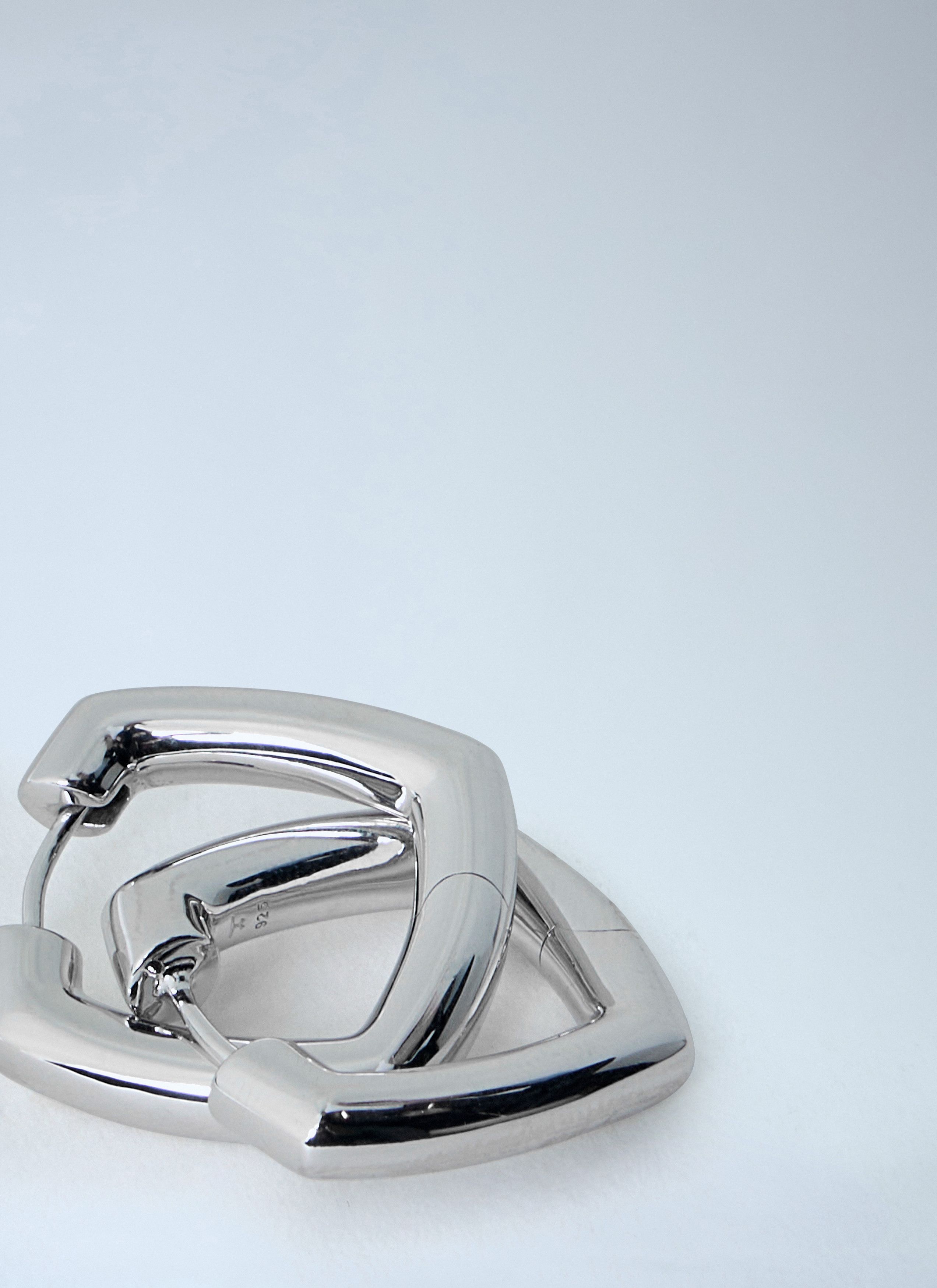 Tom Wood Medium Frame Hoop Earrings Size ONE SIZE - 3 Thumbnail