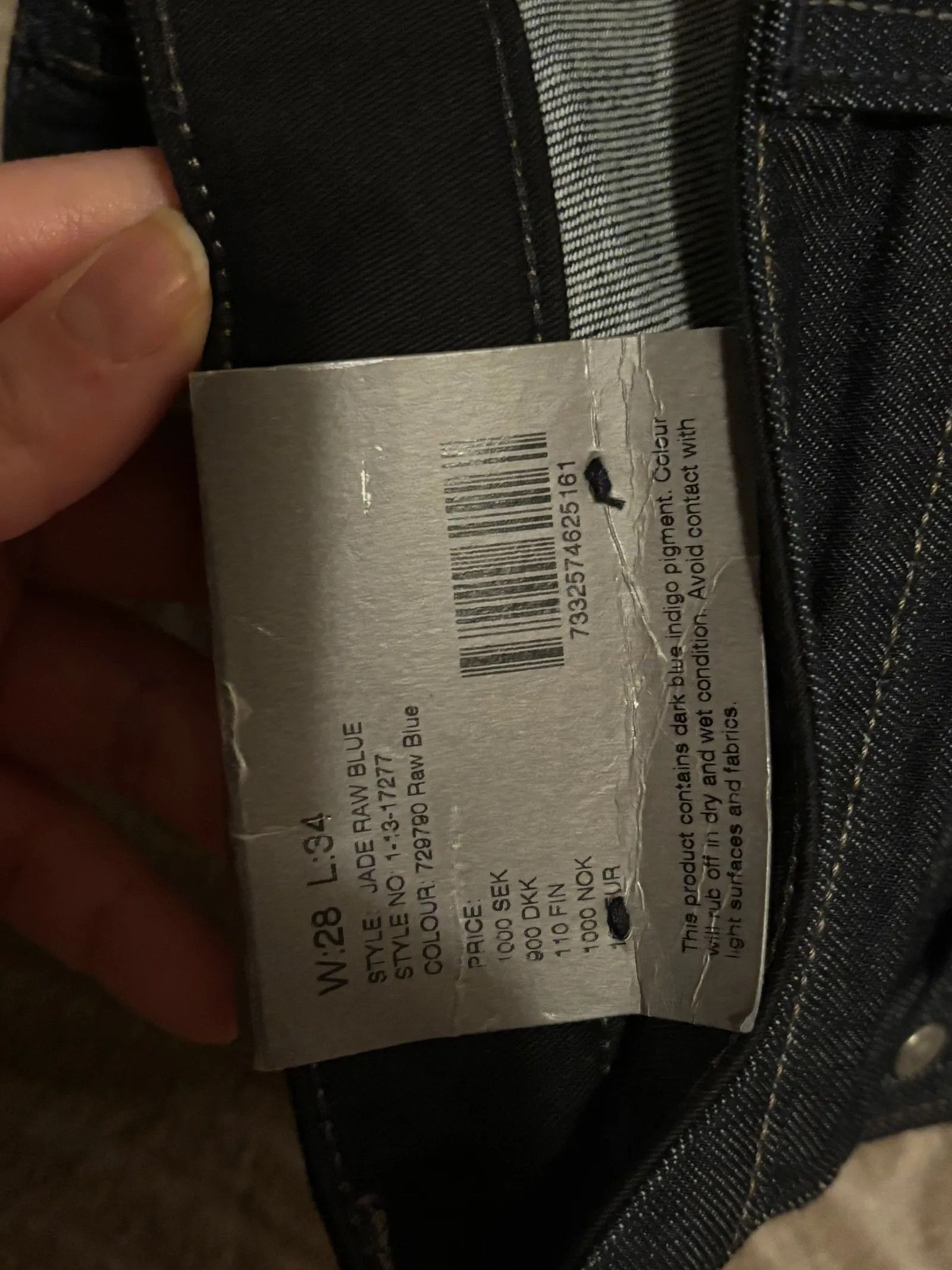 Filippa K Filippa K Jade Raw Blue Jeans Size 28" / US 6 / IT 42 - 2 Thumbnail