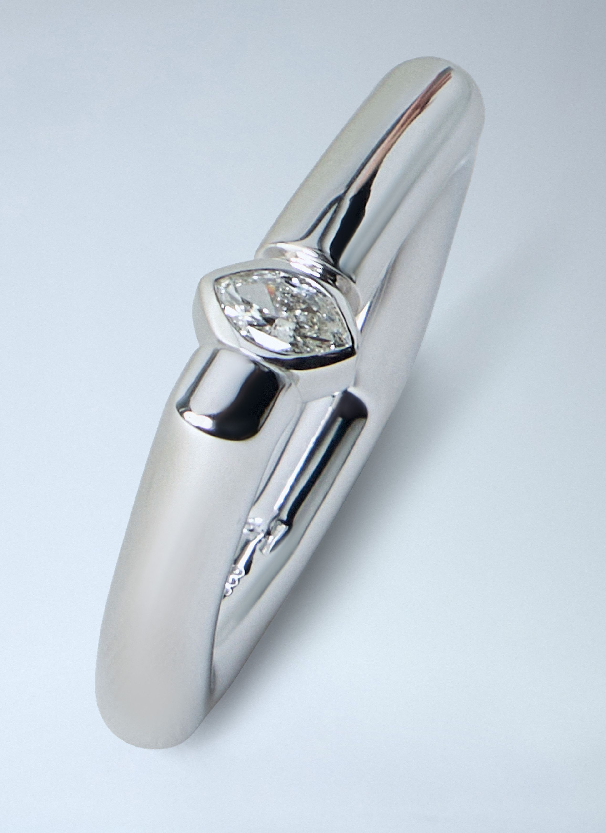 Tom Wood Slim Frame Diamond Ring Size ONE SIZE - 2 Thumbnail