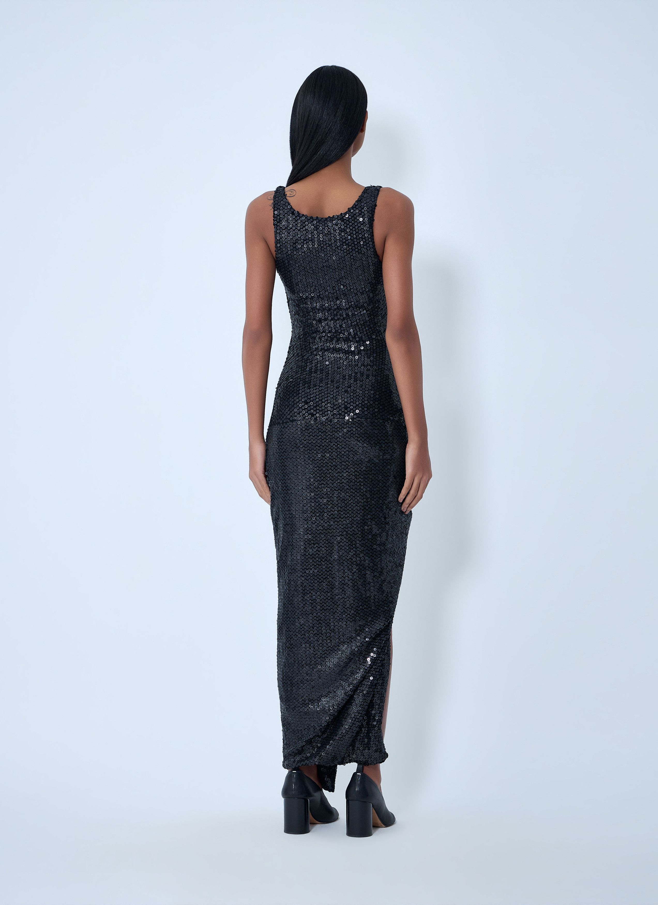 Vivienne Westwood Sequined Cowl Neck Gown Size S / US 4 / IT 40 - 4 Thumbnail