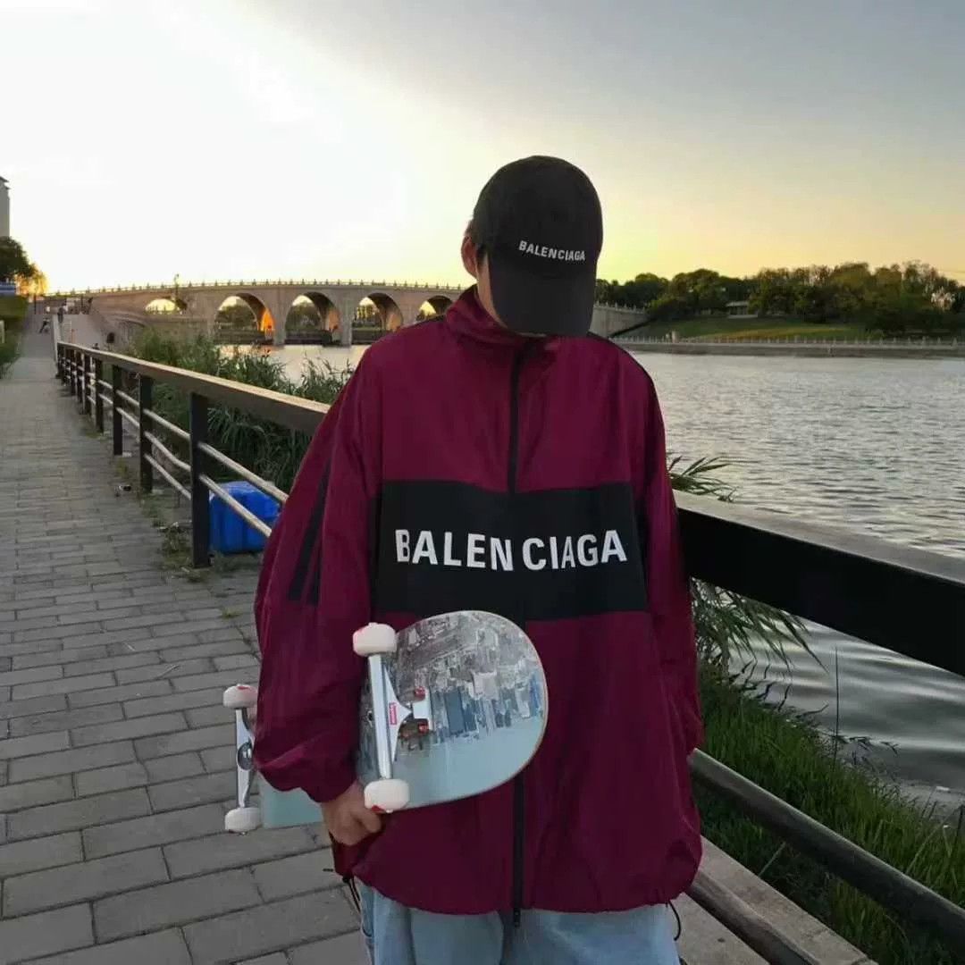 Balenciaga Balenciaga Letter Print Colorblock School Jacket Size US S / EU 44-46 / 1 - 4 Thumbnail