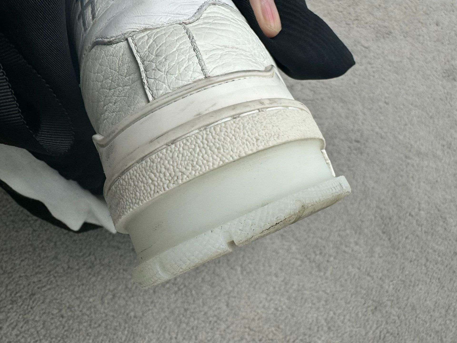 Louis Vuitton 9 White Cement Shoes