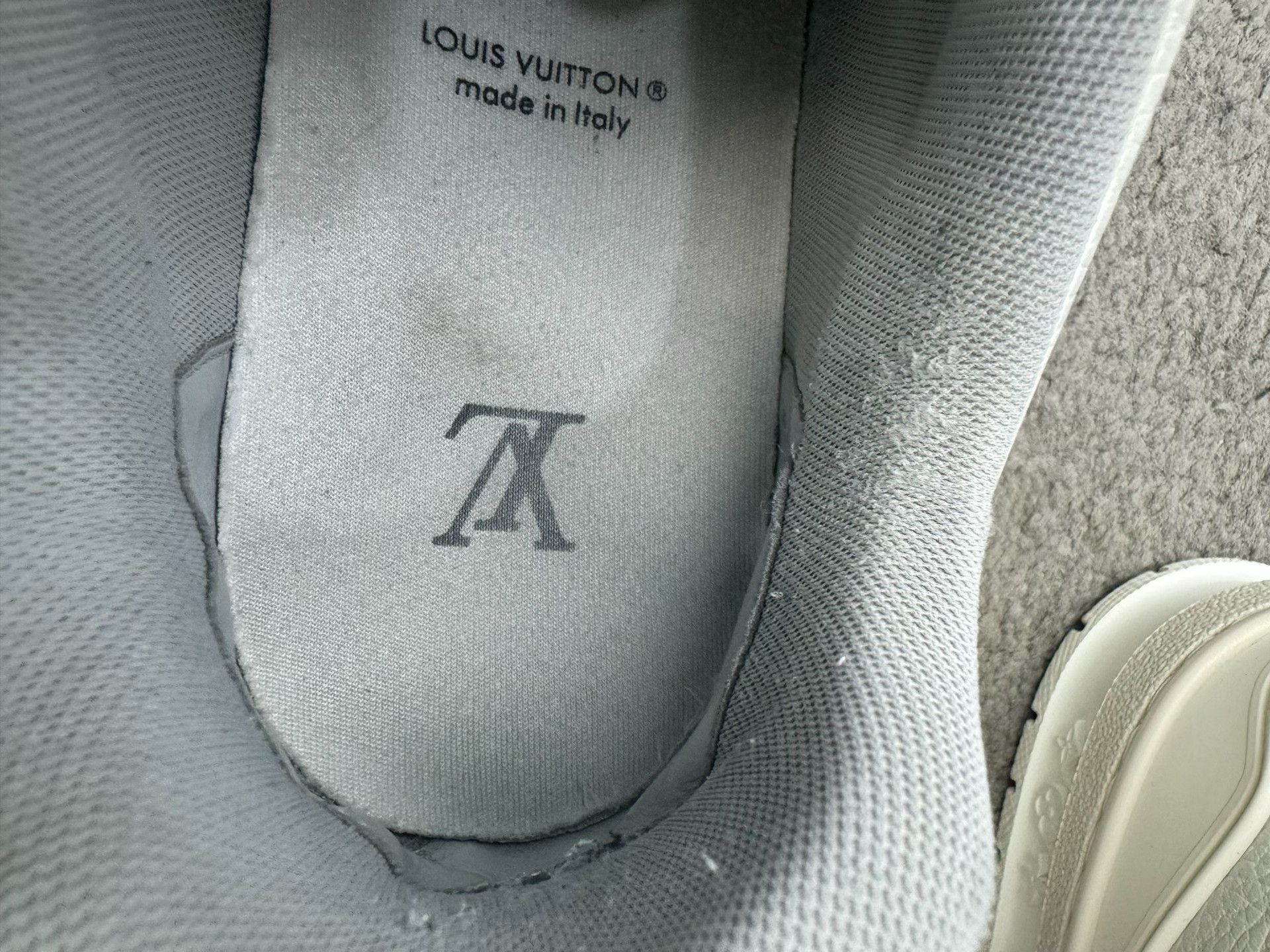 Louis Vuitton 9 White Cement Shoes