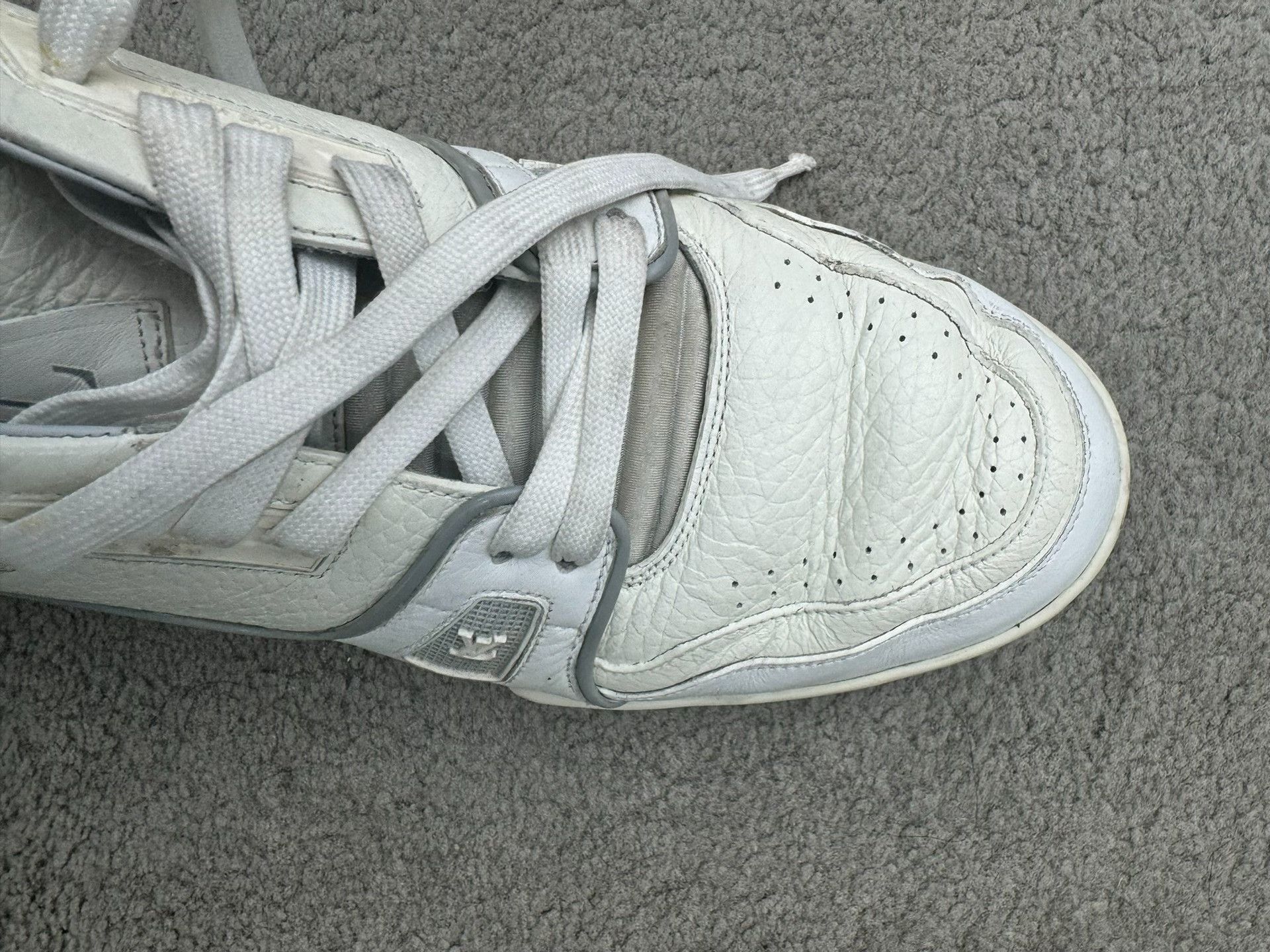Louis Vuitton 9 White Cement Shoes