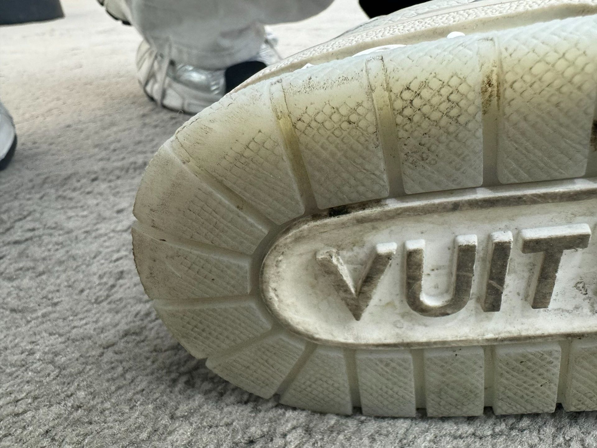 Louis Vuitton 9 White Cement Shoes