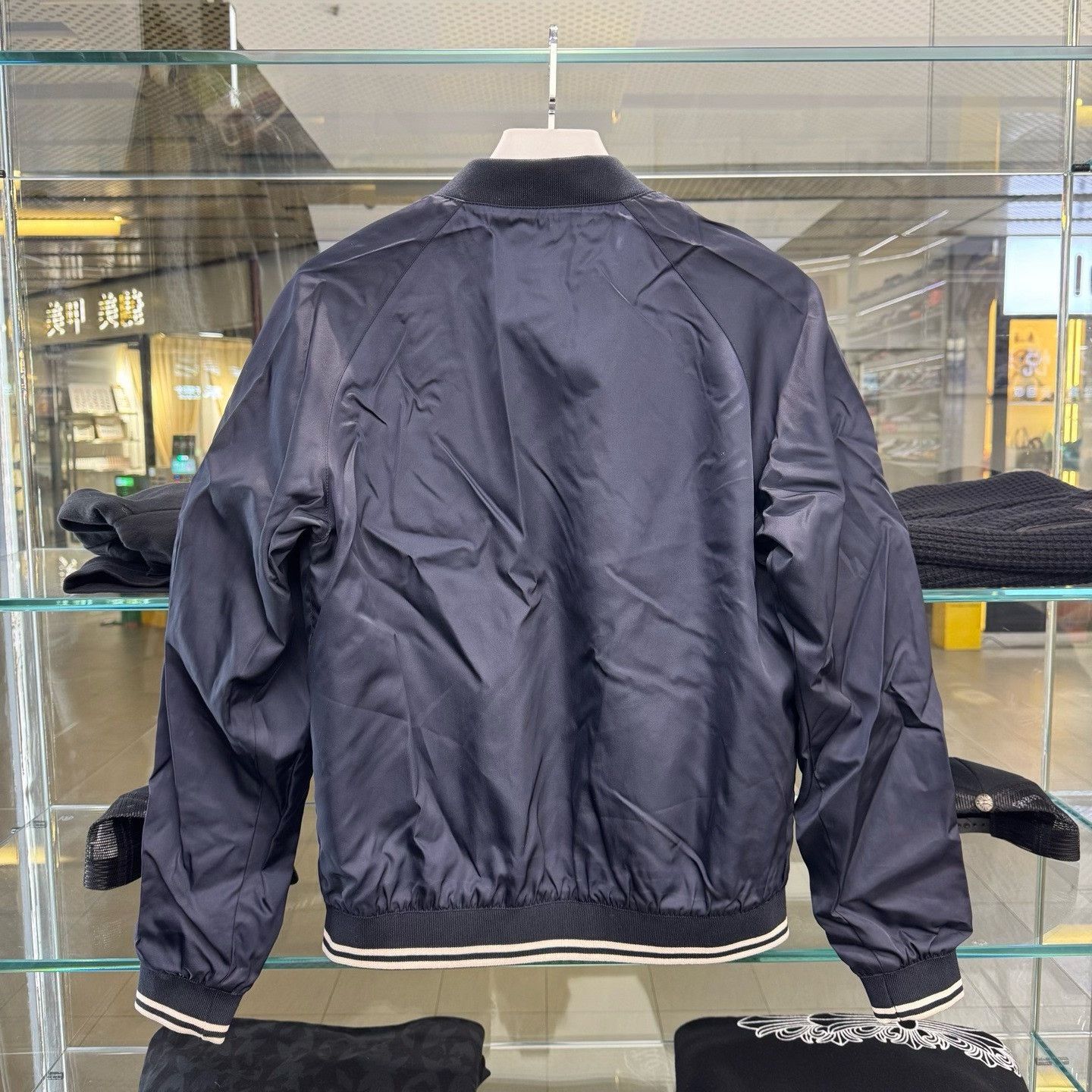 Prada Prada Dark Blue Baseball Jacket Size US M / EU 48-50 / 2 - 4 Thumbnail