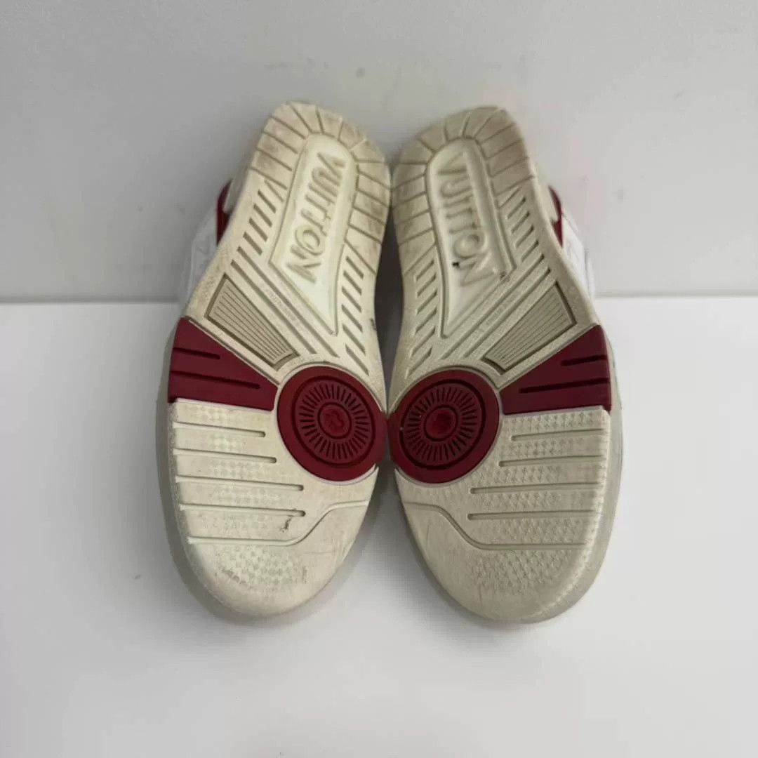 Louis Vuitton LV Trainer Red White Size 40.5 Size US 7.5 / EU 40-41 - 5 Thumbnail