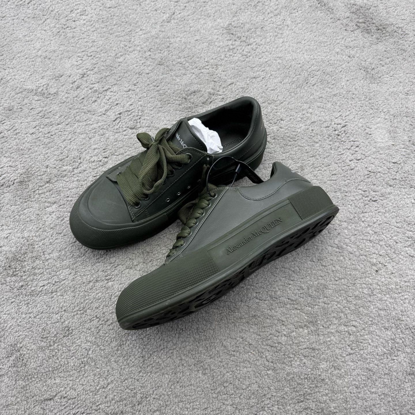 McQ Alexander McQueen McQueen Military Green Sneakers Size US 8 / EU 41 - 2 Thumbnail