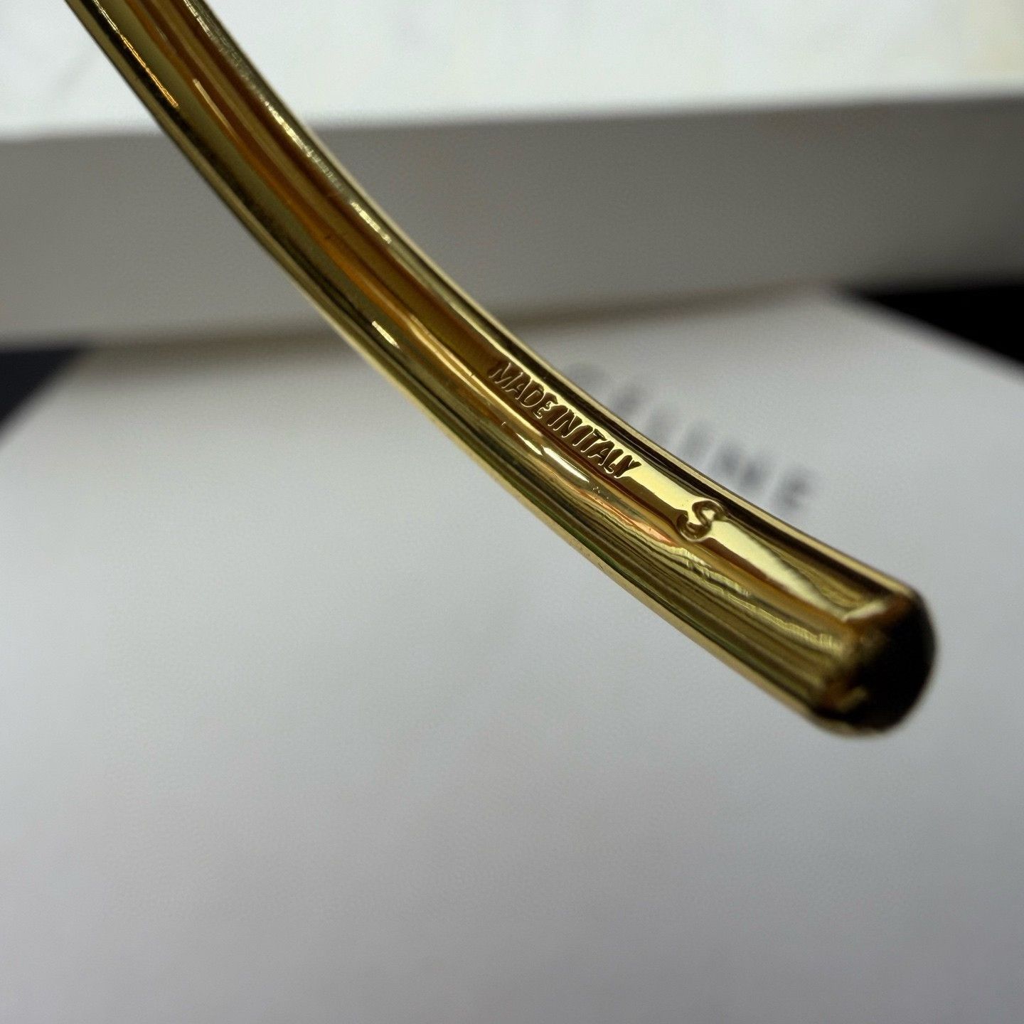 Celine Celine Gold Knot Bracelet S Size ONE SIZE - 3 Thumbnail
