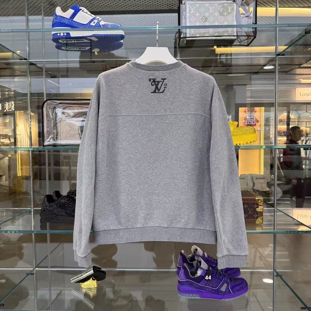 Louis Vuitton Louis Vuitton x Nigo Squared Logo Sweatshirt Size US L / EU 52-54 / 3 - 2 Thumbnail