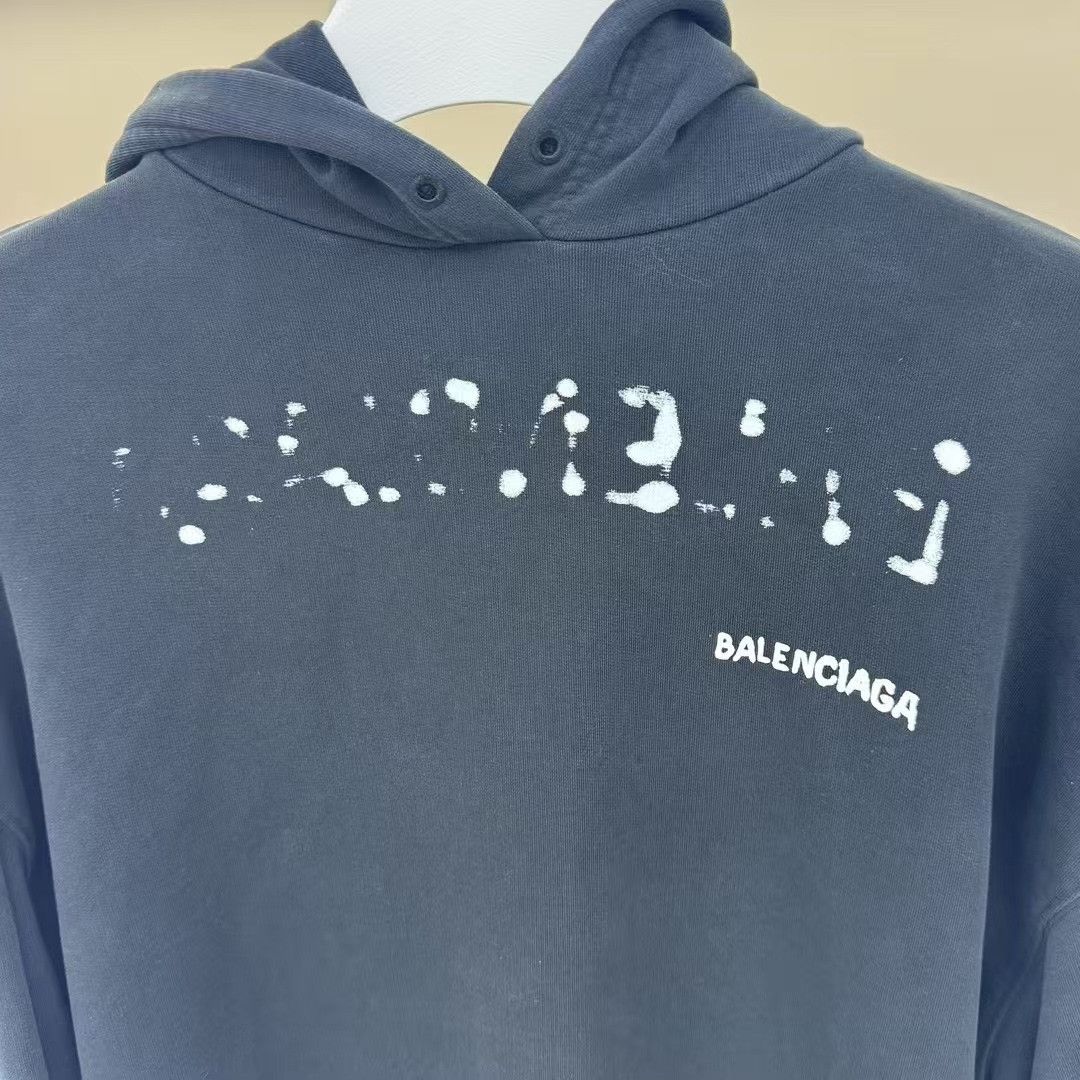 Balenciaga Balenciaga FW22 Graffiti Logo Hoodie Size XS / US 0-2 / IT 36-38 - 2 Thumbnail