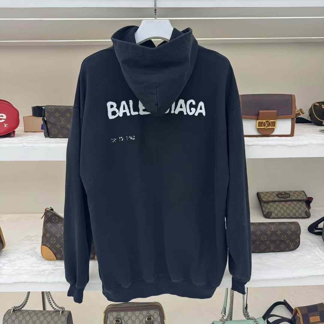 Balenciaga Balenciaga FW22 Graffiti Logo Hoodie Size XS / US 0-2 / IT 36-38 - 4 Thumbnail