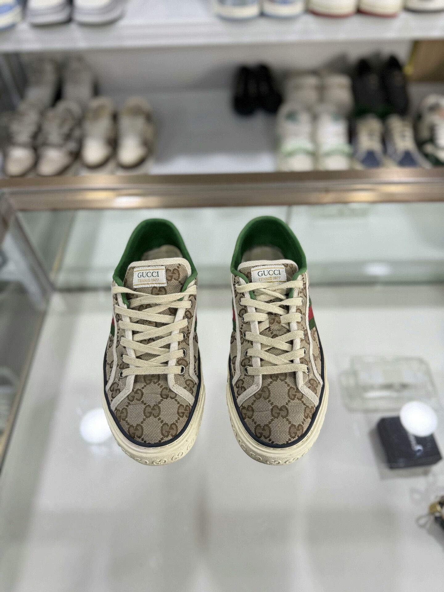 Gucci Gucci 1977 GG Monogram Sneakers Size US 7.5 / IT 37.5 - 2 Thumbnail