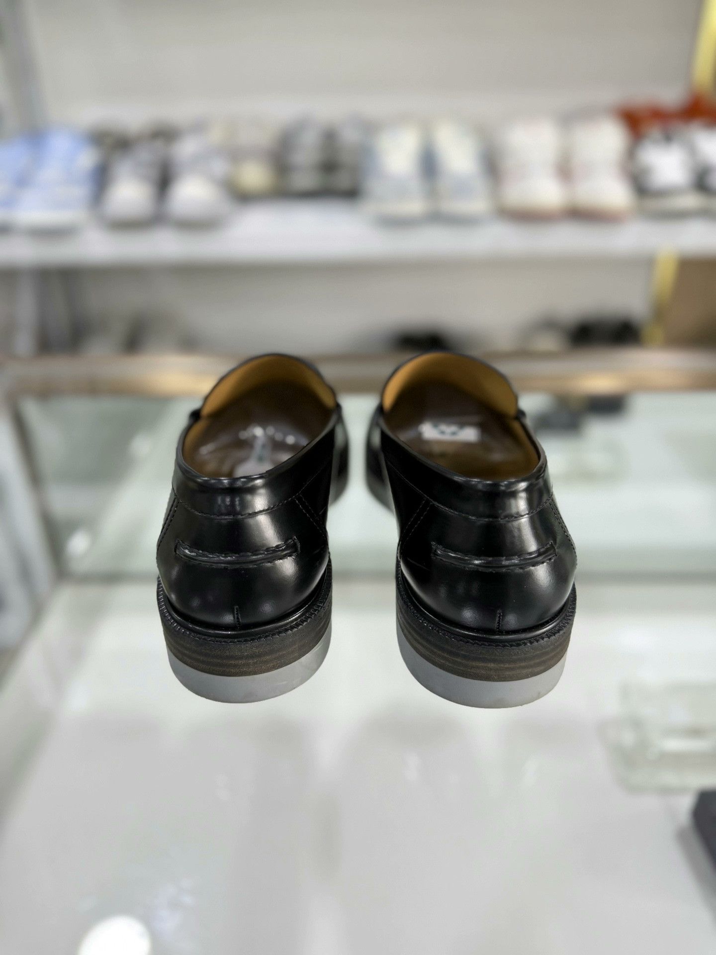 Hermes Hermes Men's Black Platform Loafers Size 40.5 Size US 7.5 / EU 40-41 - 3 Thumbnail
