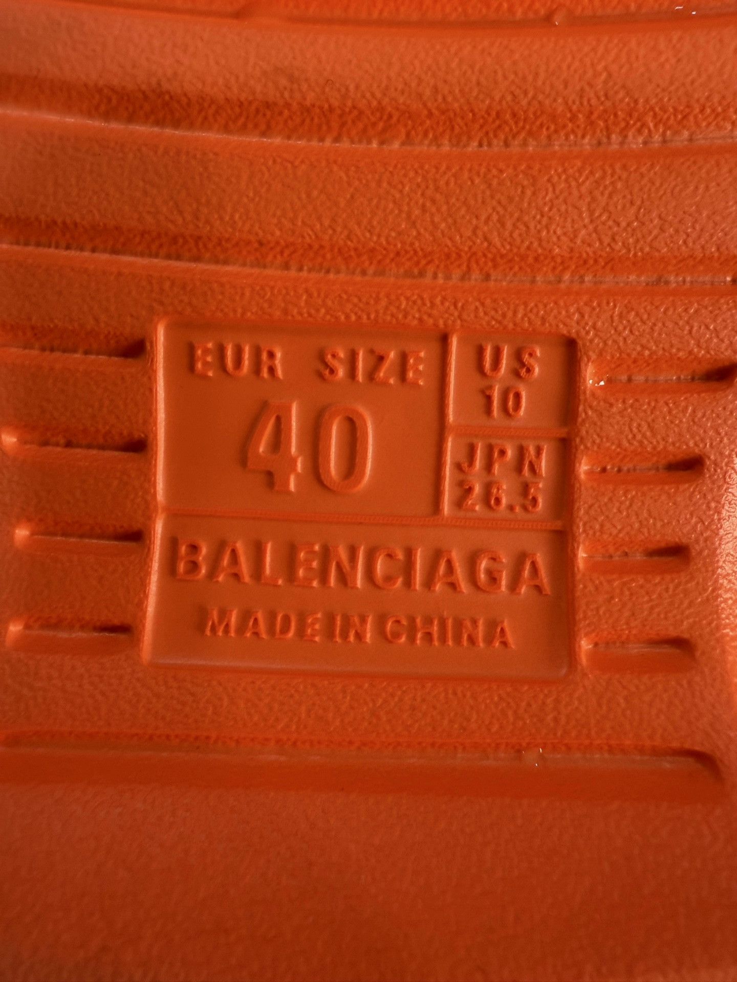 Balenciaga Balenciaga Men's Orange Slippers Size 40 Size US 7 / EU 40 - 5 Thumbnail