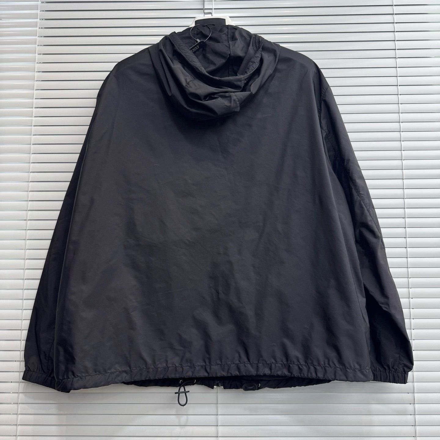 Prada Prada SS24 Solid Logo Hooded Zip Jacket Size US XXL / EU 58 / 5 - 2 Thumbnail