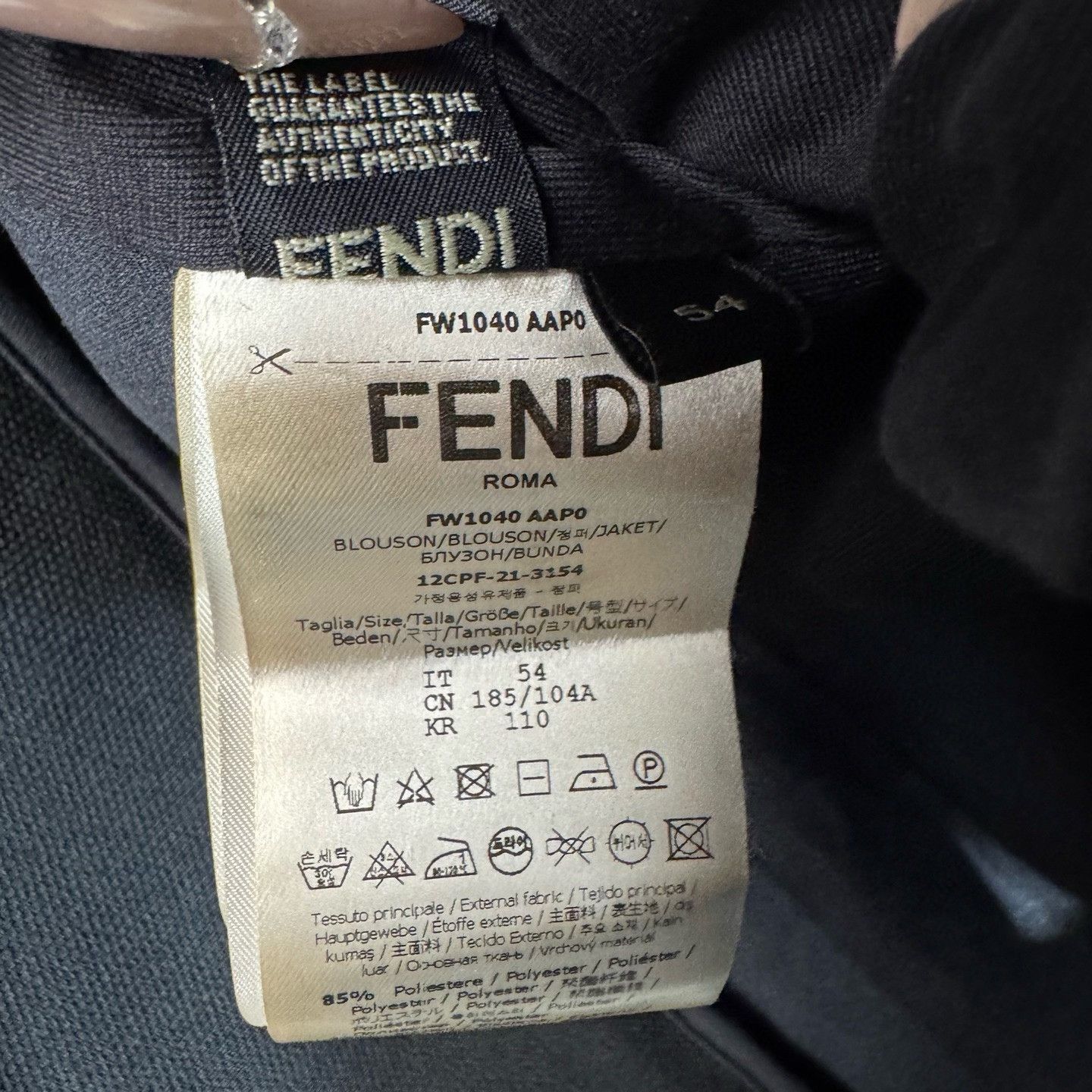 Fendi Fendi All-Over Flocked Double F Hooded Jacket Size US L / EU 52-54 / 3 - 3 Thumbnail