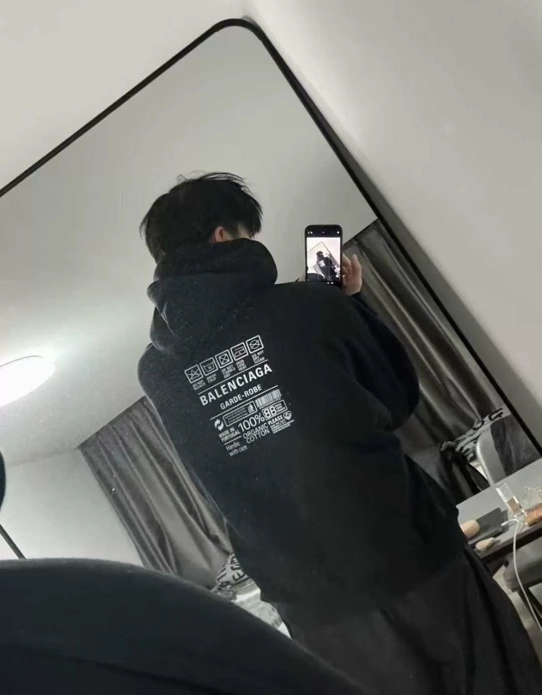 Balenciaga Balenciaga Eco Logo Hoodie Size US L / EU 52-54 / 3 - 4 Thumbnail