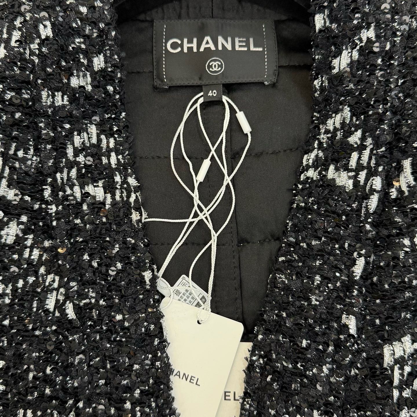 Chanel Chanel 24C Sequin Tweed Coat Size S / US 4 / IT 40 - 3 Thumbnail