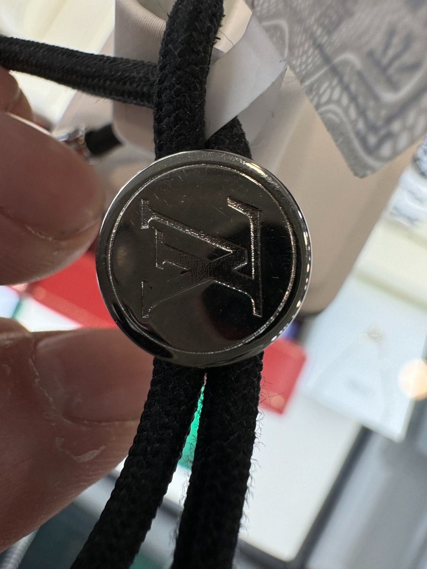 Louis Vuitton LV Space Black Adjustable Bracelet Size ONE SIZE - 6 Thumbnail
