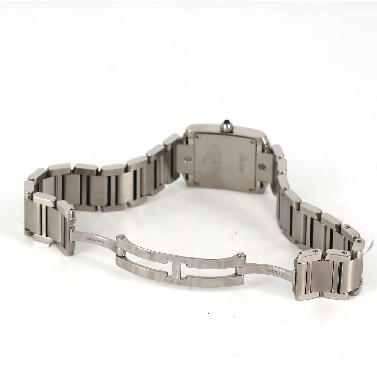 Cartier Cartier Cartier Tank Française Stainless Steel Metal Quartz W51008Q3 DUTY FREE for USA Size ONE SIZE - 7 Thumbnail