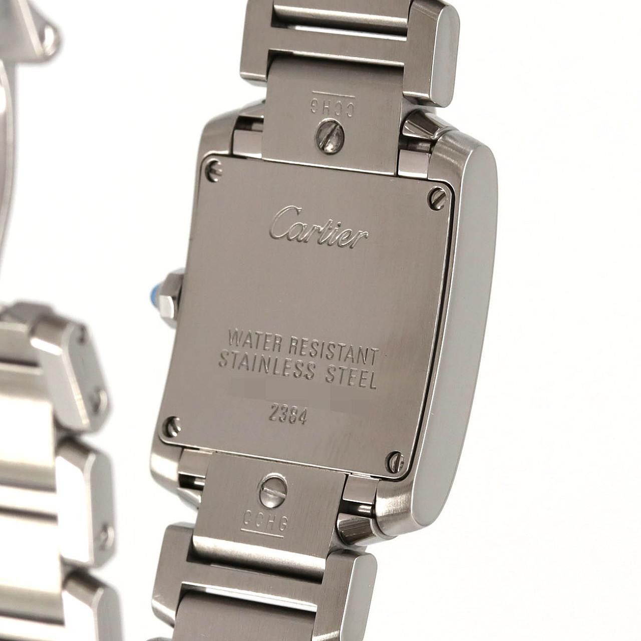 Cartier Cartier Cartier Tank Française Stainless Steel Metal Quartz W51008Q3 DUTY FREE for USA Size ONE SIZE - 6 Thumbnail