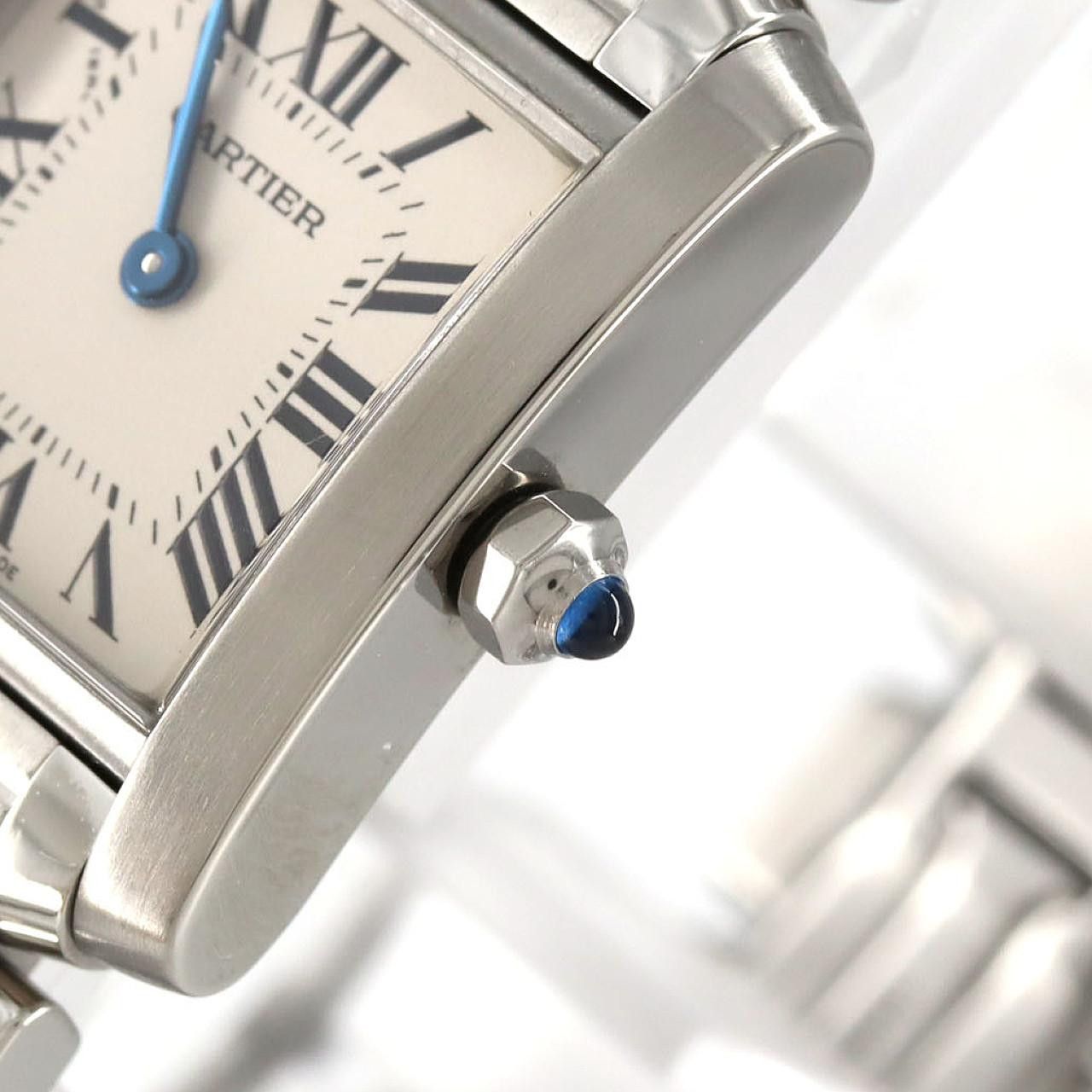 Cartier Cartier Cartier Tank Française Stainless Steel Metal Quartz W51008Q3 DUTY FREE for USA Size ONE SIZE - 4 Thumbnail