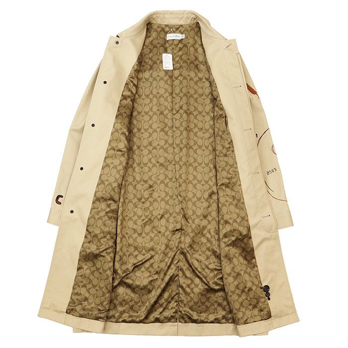 Coach Coach COACH Jean-Michel Basquiat Cotton Lyocell Coat Textile Outerwear DUTY FREE for USA Size ONE SIZE - 9 Thumbnail