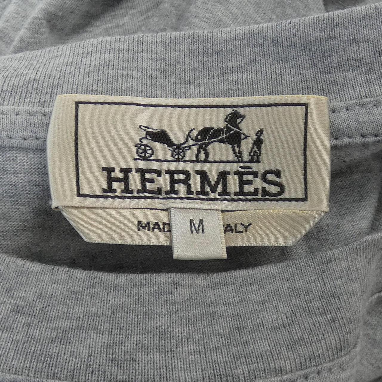 Hermes Hermes Hermès T-shirt Cotton T-shirt Textile T-Shirts DUTY FREE for USA Size ONE SIZE - 4 Thumbnail