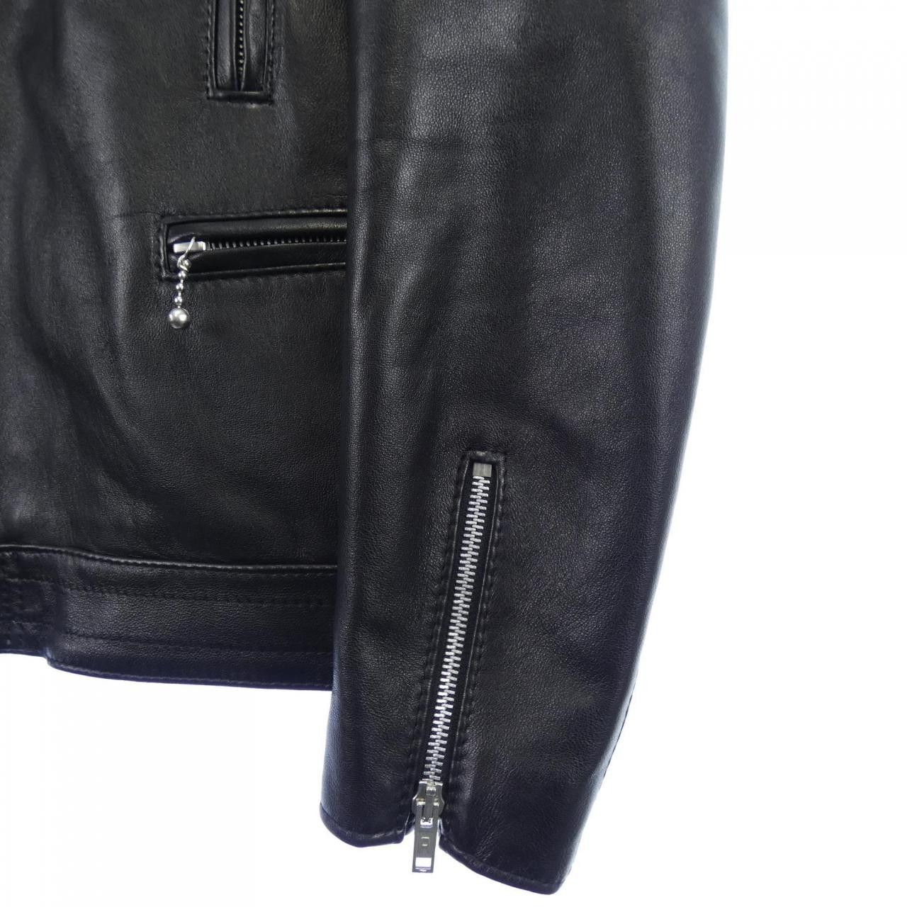 Other Other James Grose New Manila Leather Riders Jacket Leather Outerwear New Manila DUTY FREE for USA Size ONE SIZE - 6 Thumbnail