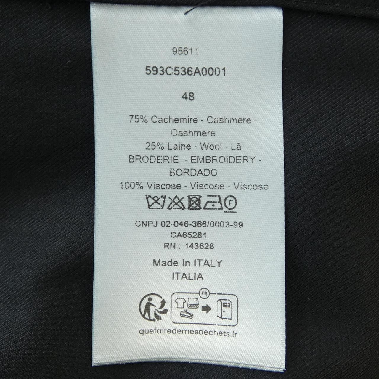 Dior Dior Dior DIOR ICONS Cashmere Shirt Textile Dress Shirt 593C536A0001 DUTY FREE for USA Size ONE SIZE - 3 Thumbnail