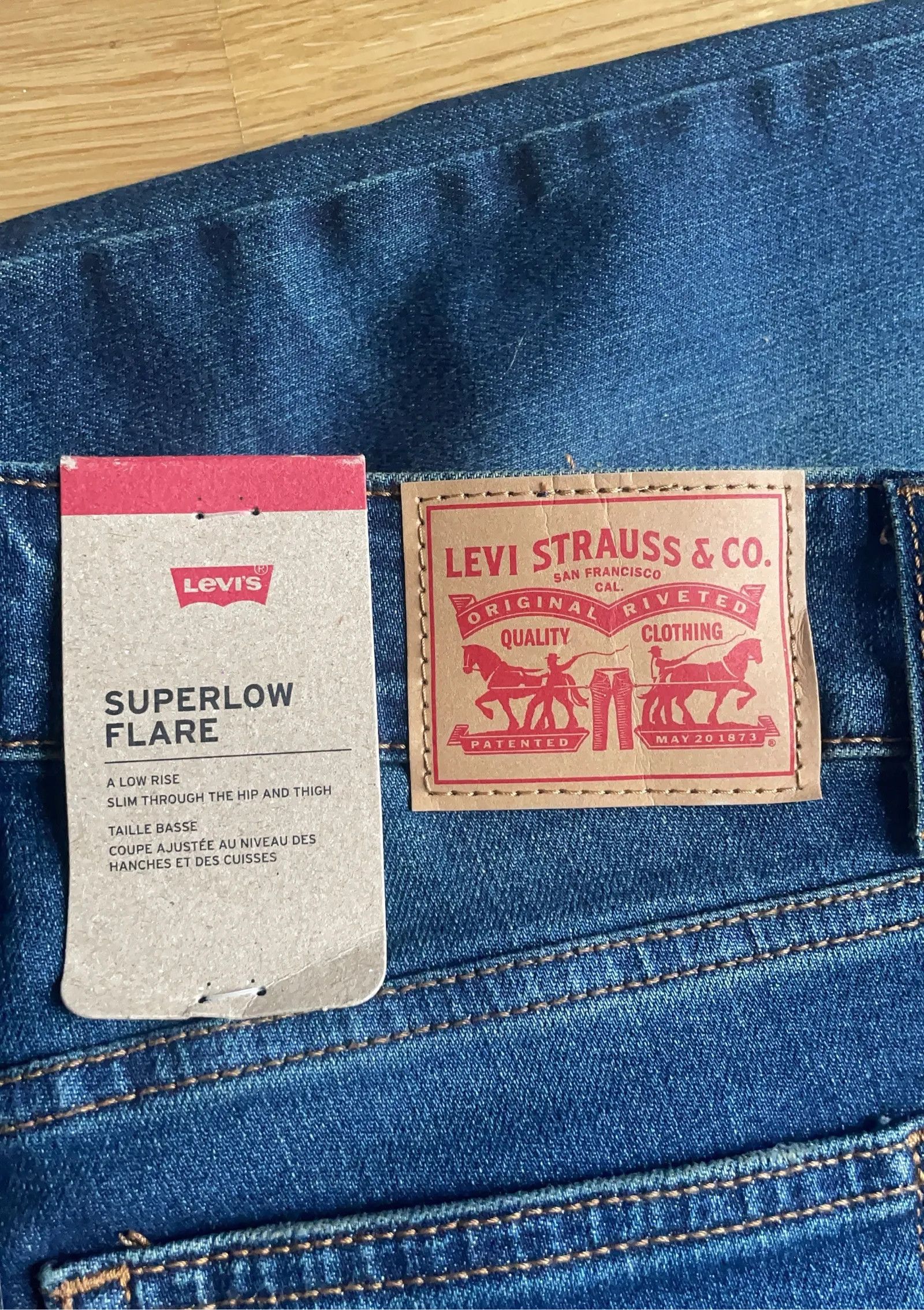 Levi's Levi's Superlow Flare Jeans Size 25" / US 0 / IT 36 - 2 Thumbnail