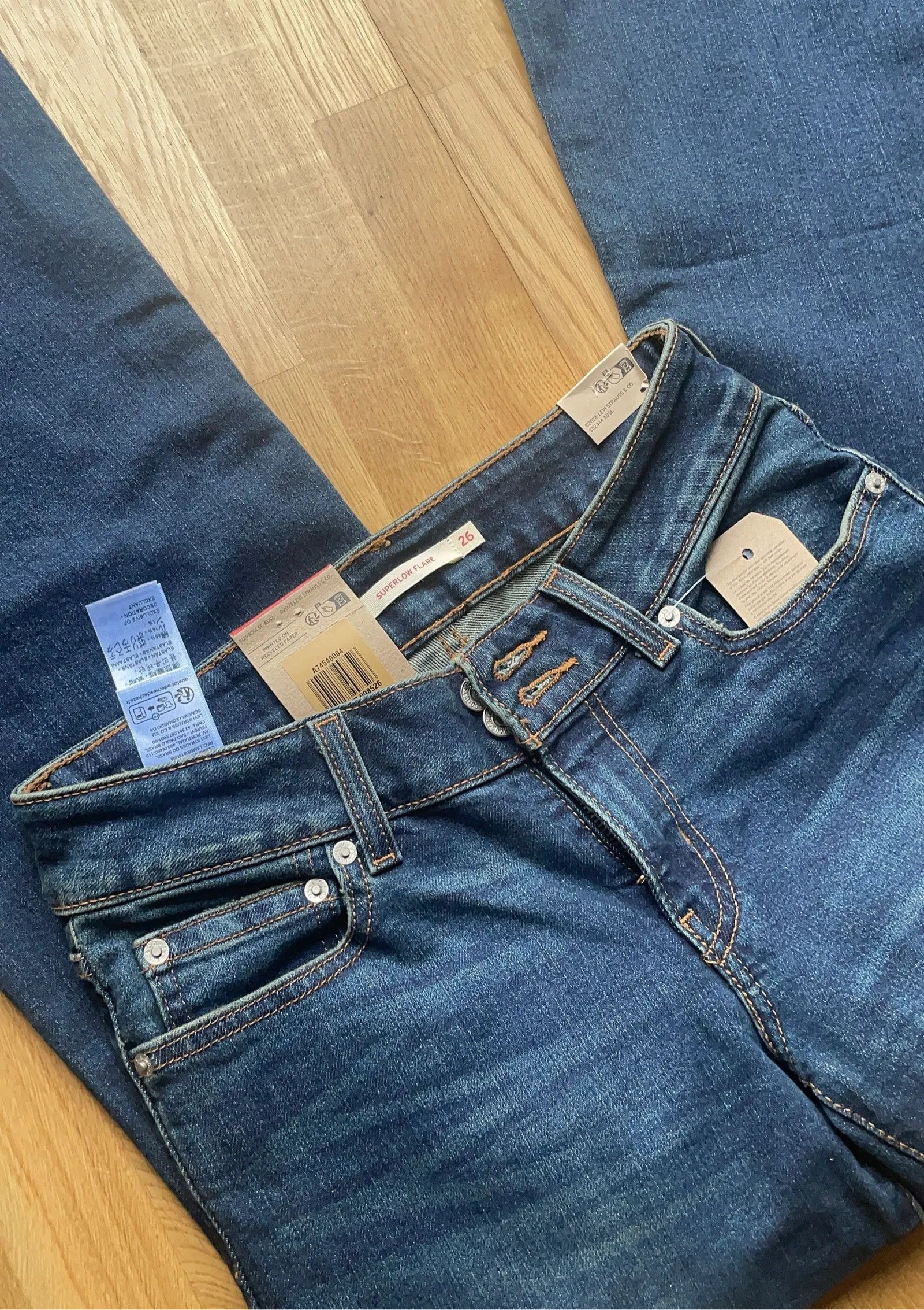 Levi's Levi's Superlow Flare Jeans Size 25" / US 0 / IT 36 - 5 Thumbnail