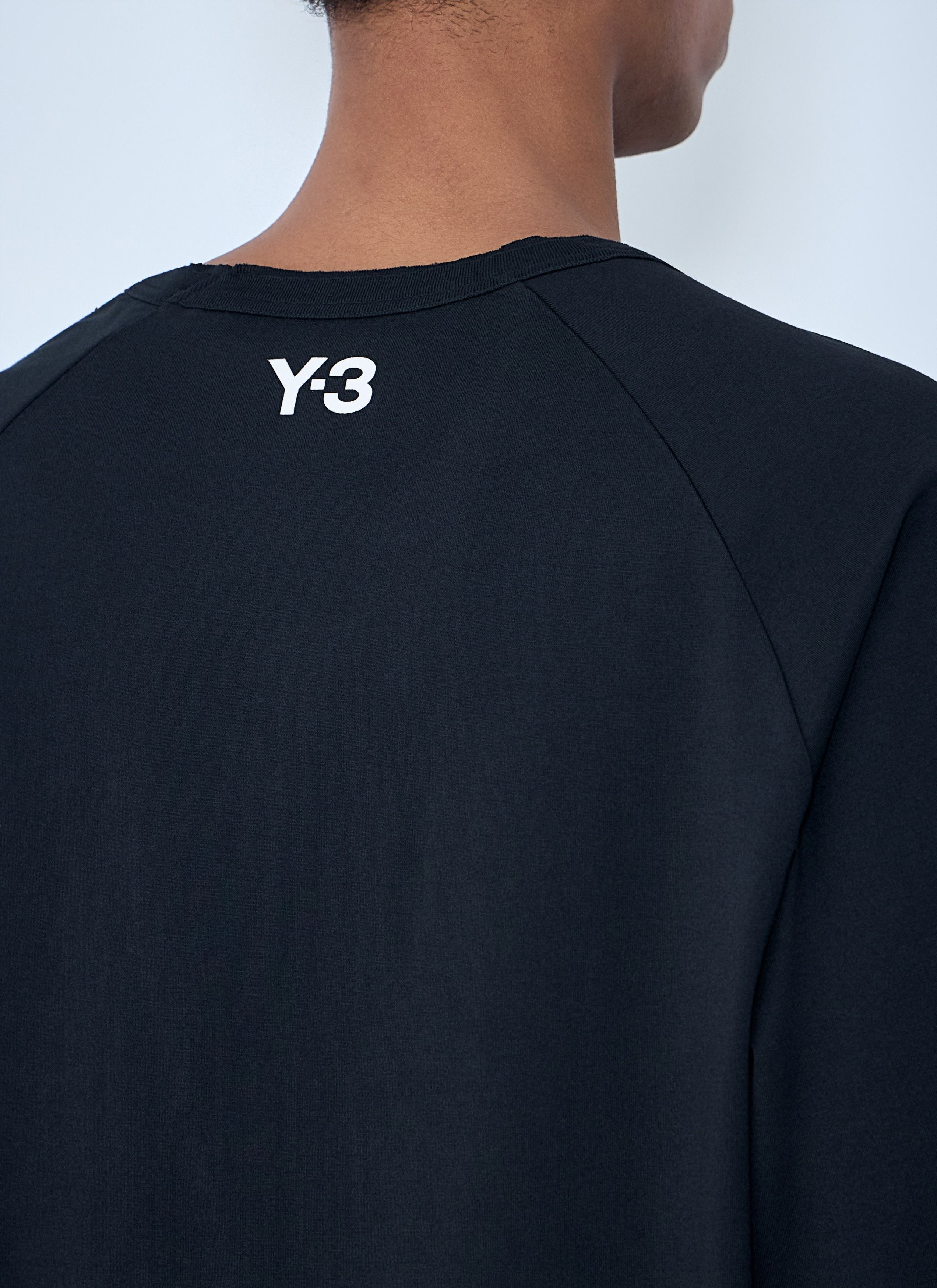 Y-3 Striped Shoulder Cotton T-Shirt Size S / US 4 / IT 40 - 6 Thumbnail