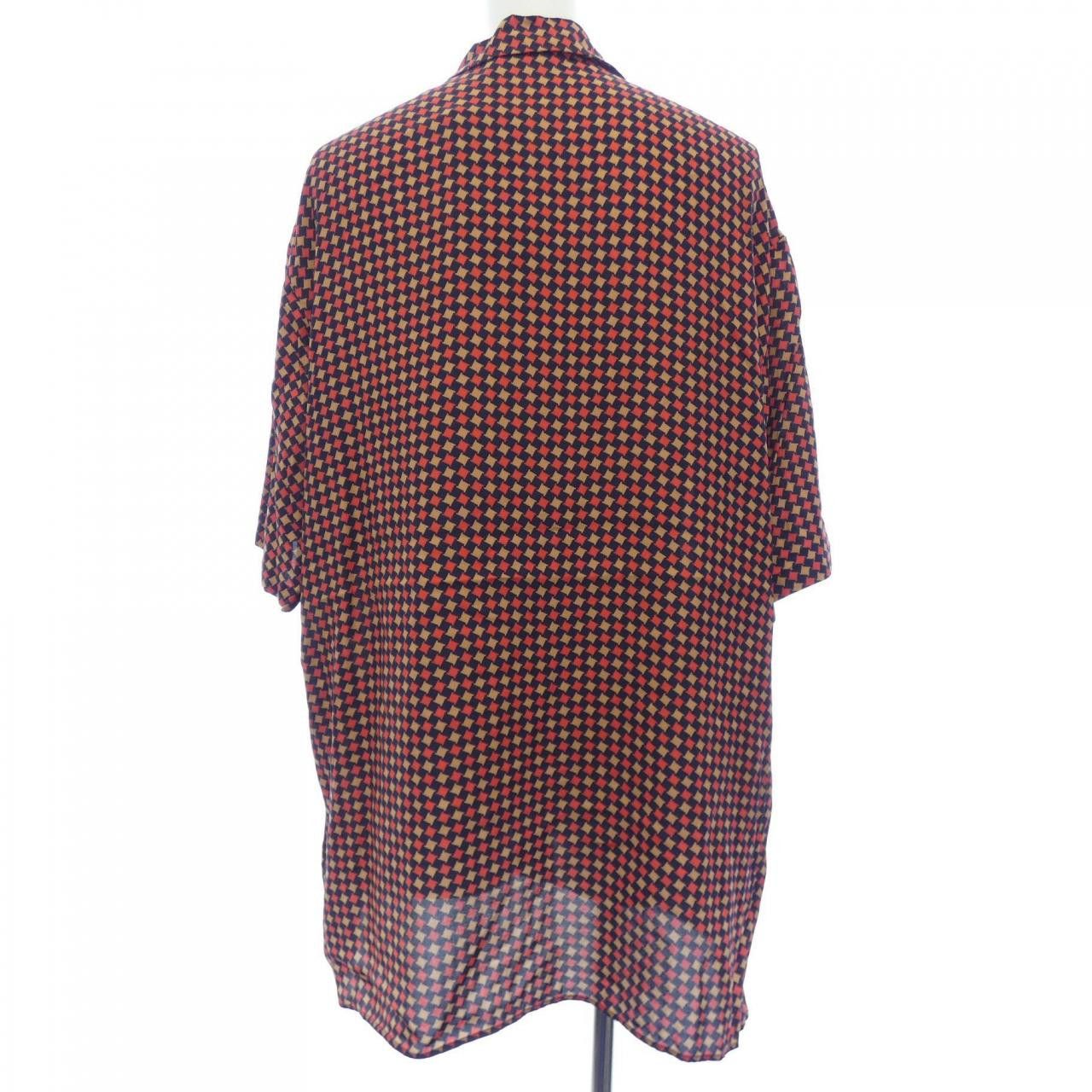 Gucci Gucci Gucci S/S Shirt Silk Shirt Textile Tops 731961ZAL6I DUTY FREE for USA Size ONE SIZE - 2 Thumbnail