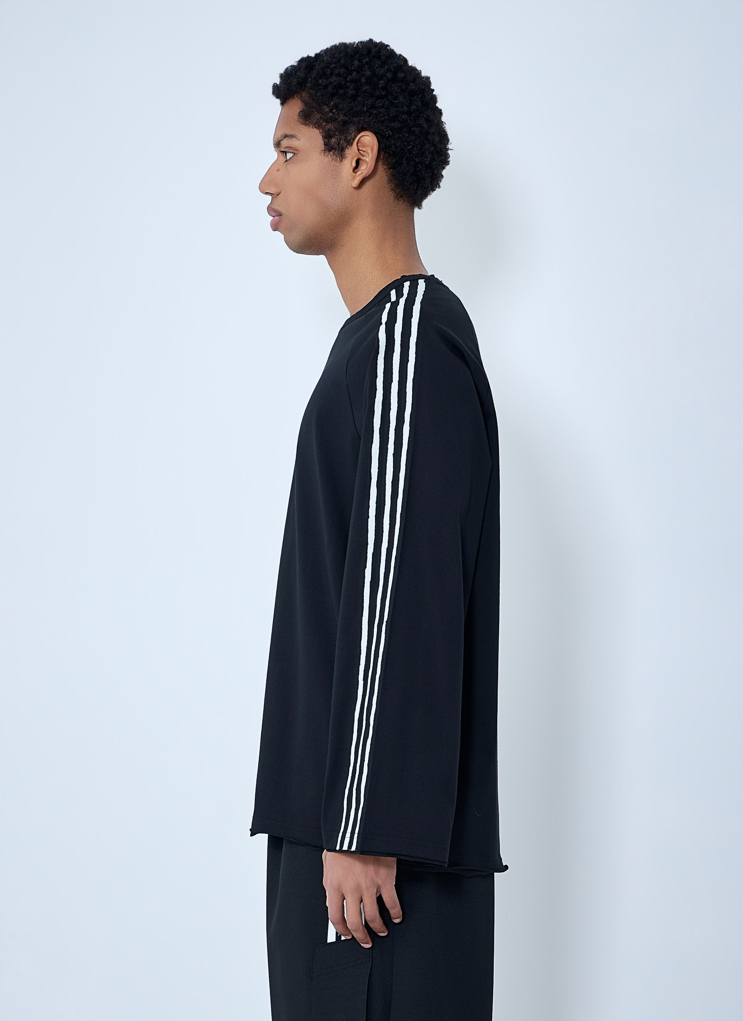 Y-3 Striped Shoulder Cotton T-Shirt Size US S / EU 44-46 / 1 - 3 Thumbnail