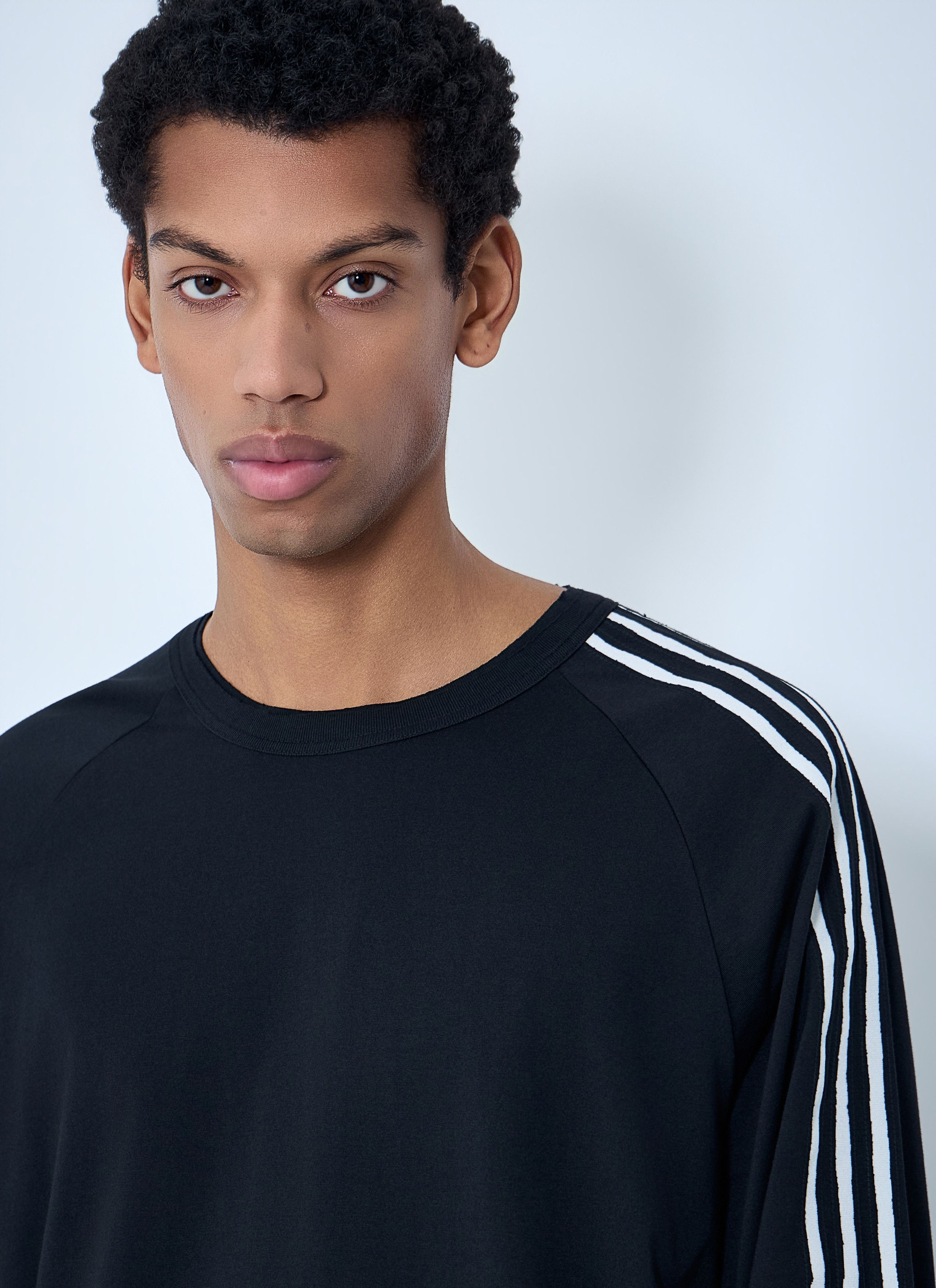 Y-3 Striped Shoulder Cotton T-Shirt Size US S / EU 44-46 / 1 - 5 Thumbnail